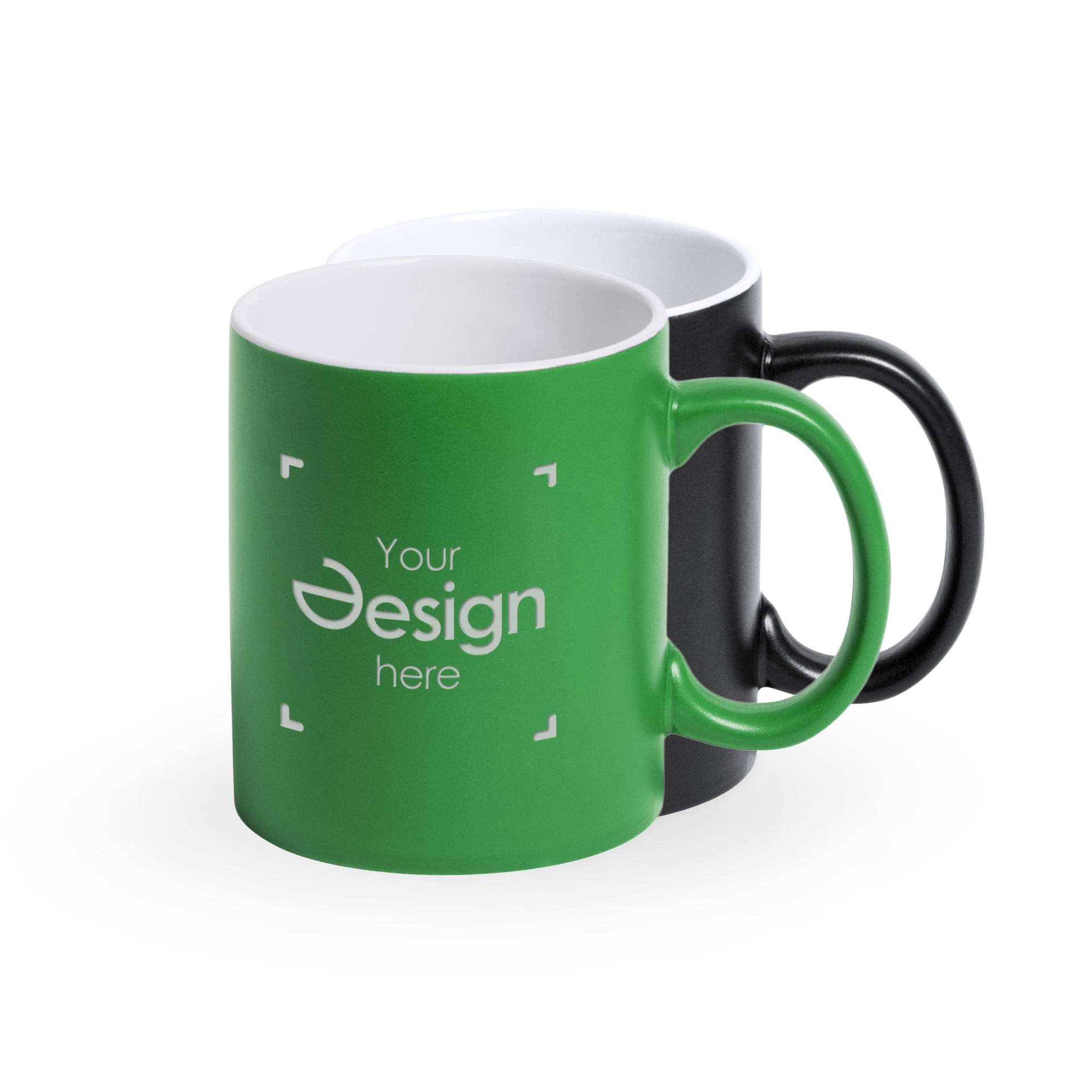 Mug coloré - 350 ml | Intérieur blanc | Gravure