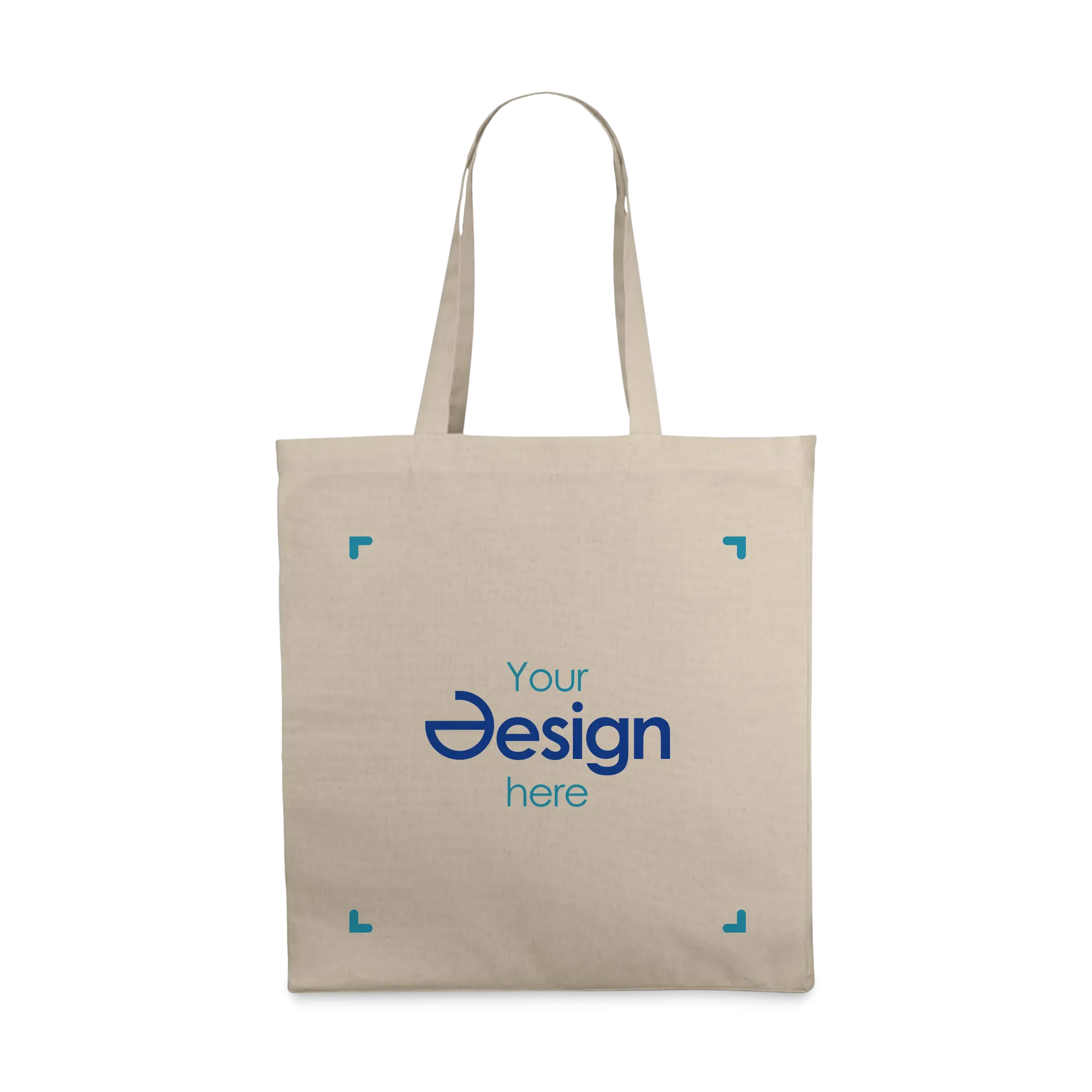 Sac shopper en toile - Colorée | Coton | 220 g/m² | Longues anses