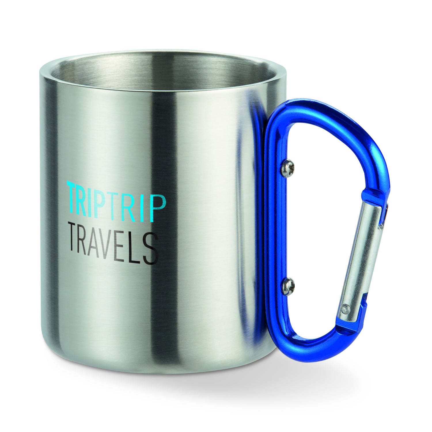 Mug double paroi - 220 ml | Anse mousqueton | Impression jusqu'à 4 couleurs