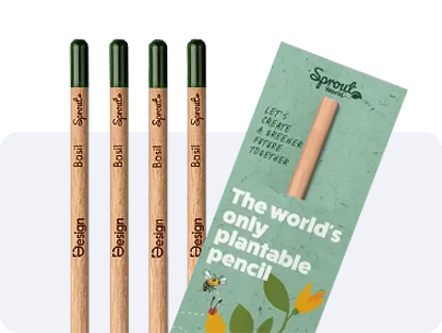 pencil with seeds