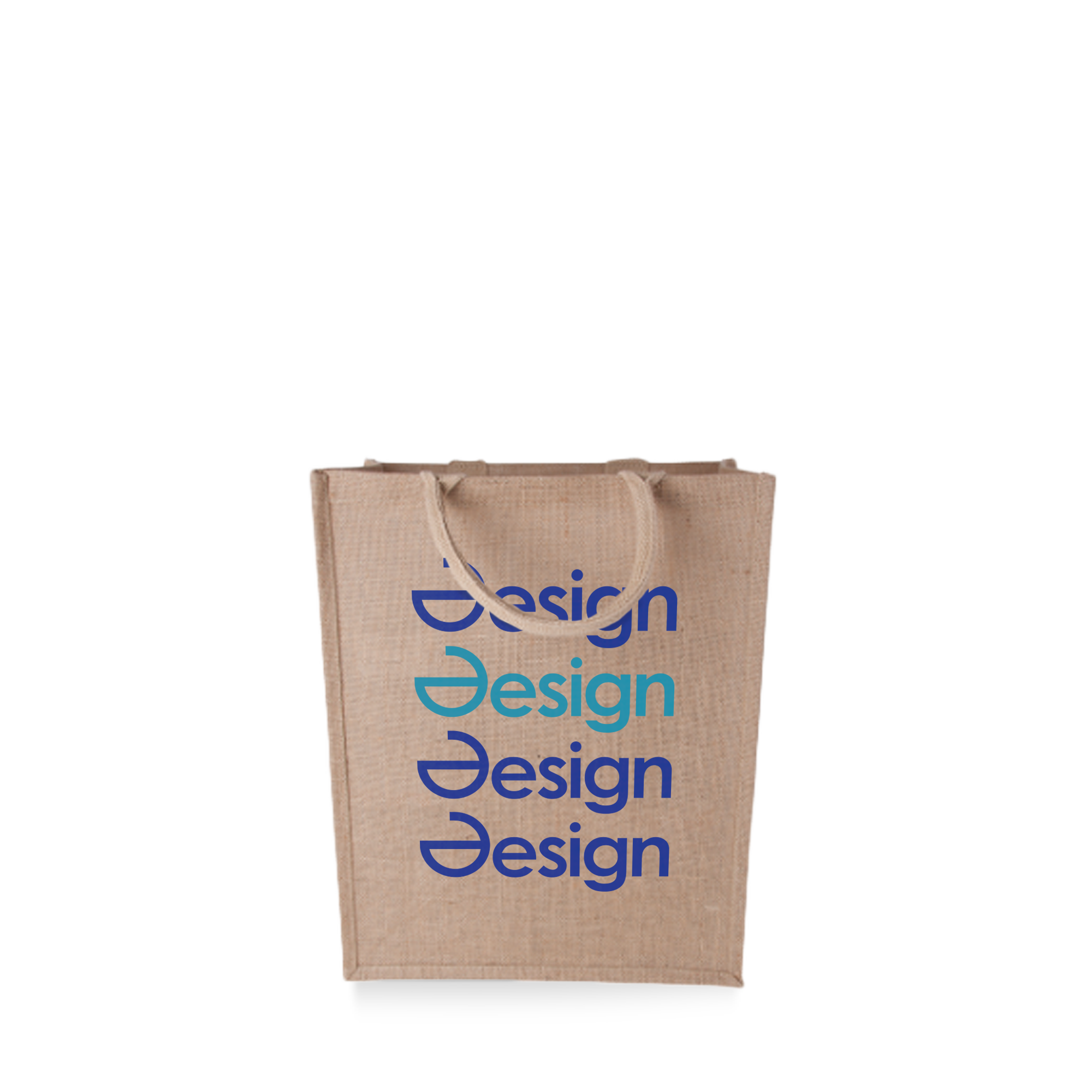 Jute shopper | 240 gr/m2 | H43 x 34 x 20 cm | Impression jusqu'à 3 couleurs