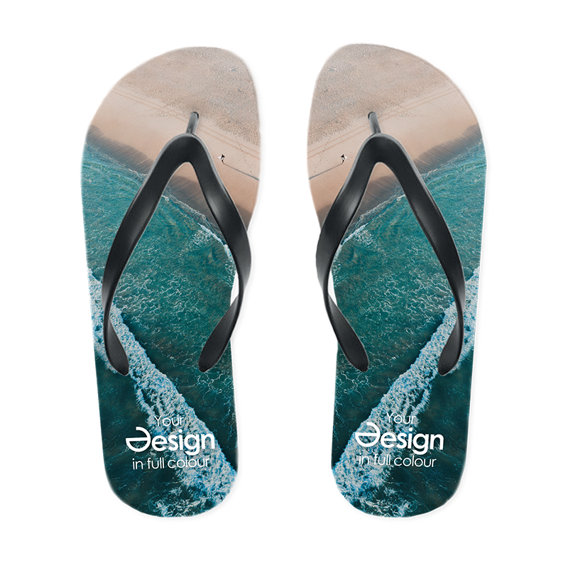 Claquettes - Polyester | Taille 38-44  | Quadrichromie