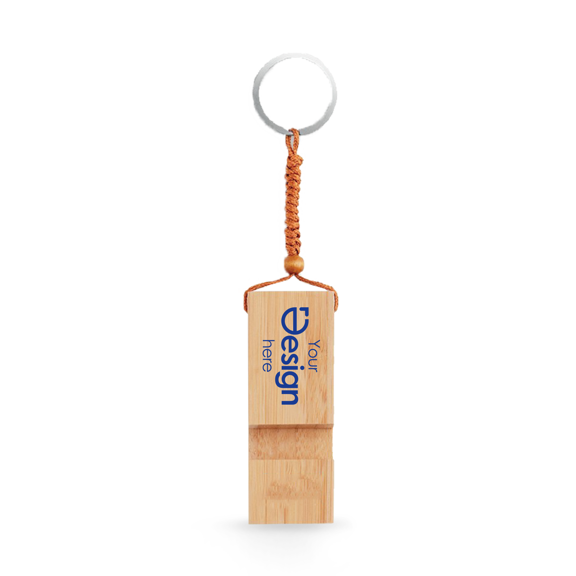 Porte-clés support de téléphone | Bambou | Impression jusqu'à 4 couleurs