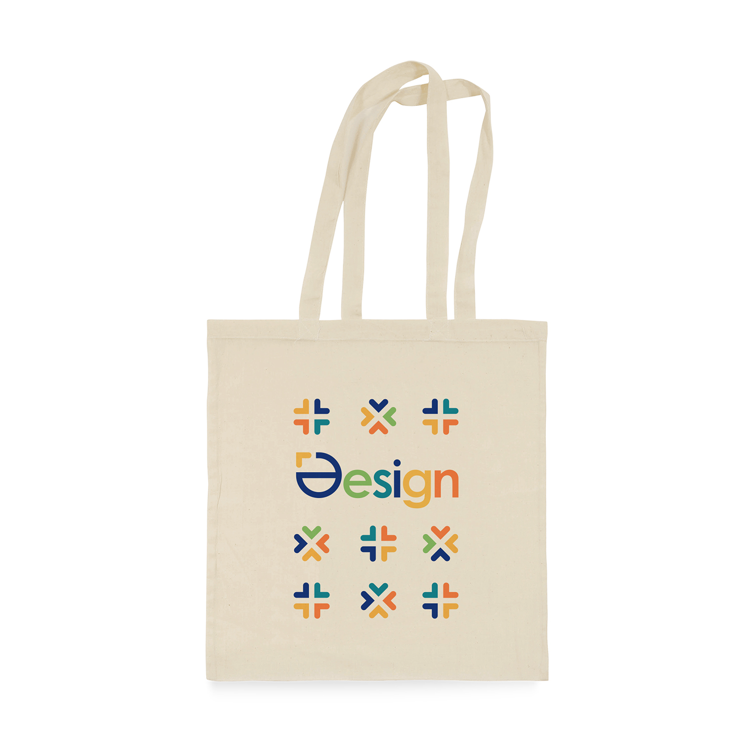 Sac en coton - Recyclé | Beige | 140 gr/m2 | Quadrichromie