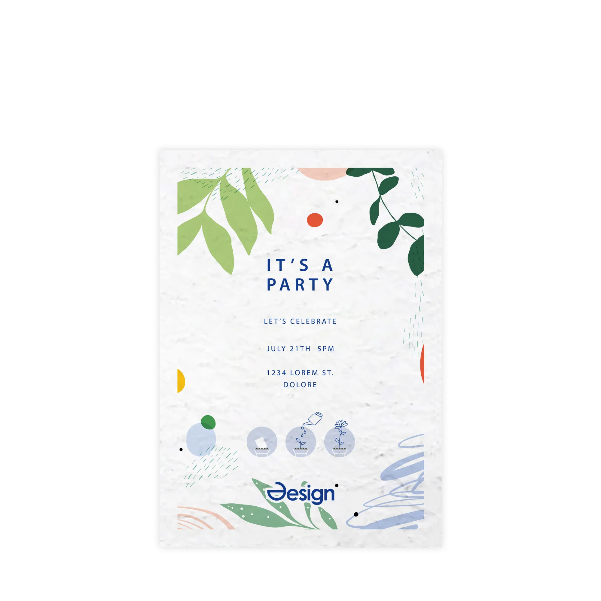 Papier ensemencé – Format A6 | 120 g/m² | Quadrichomie