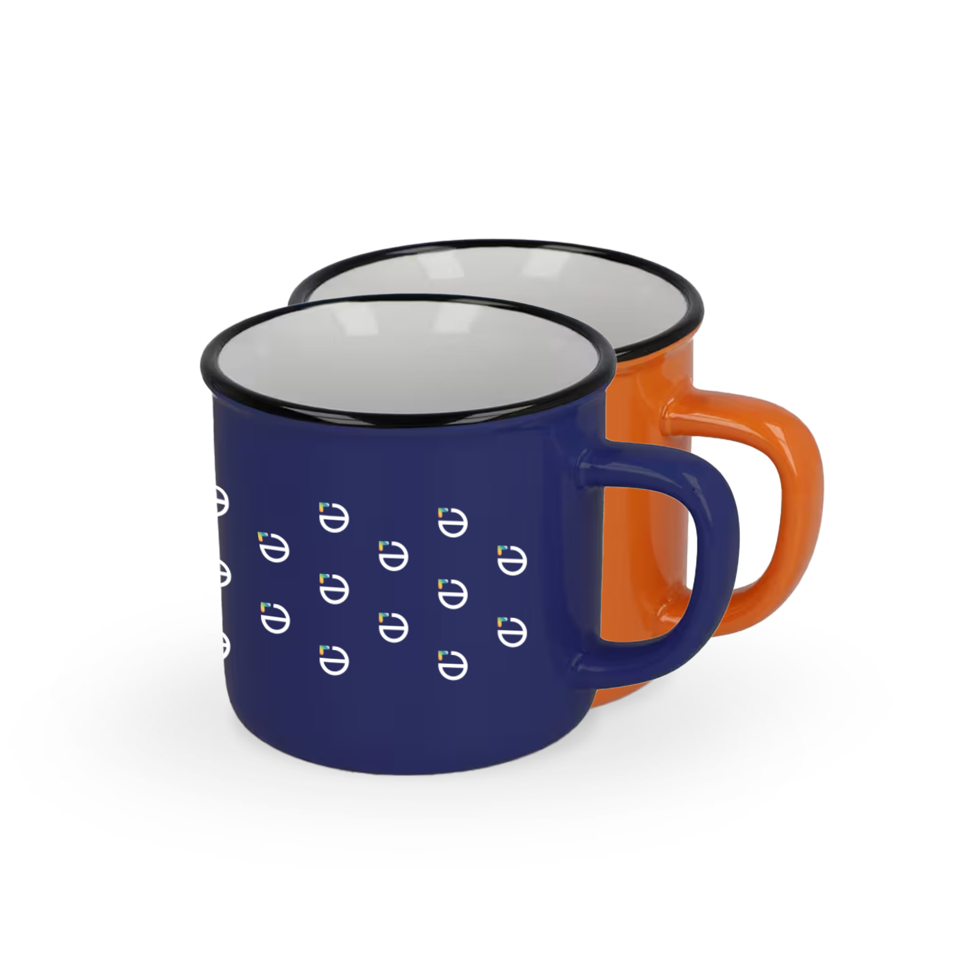 Mug photo en émail - 280 ml | Quadrichromie tout autour