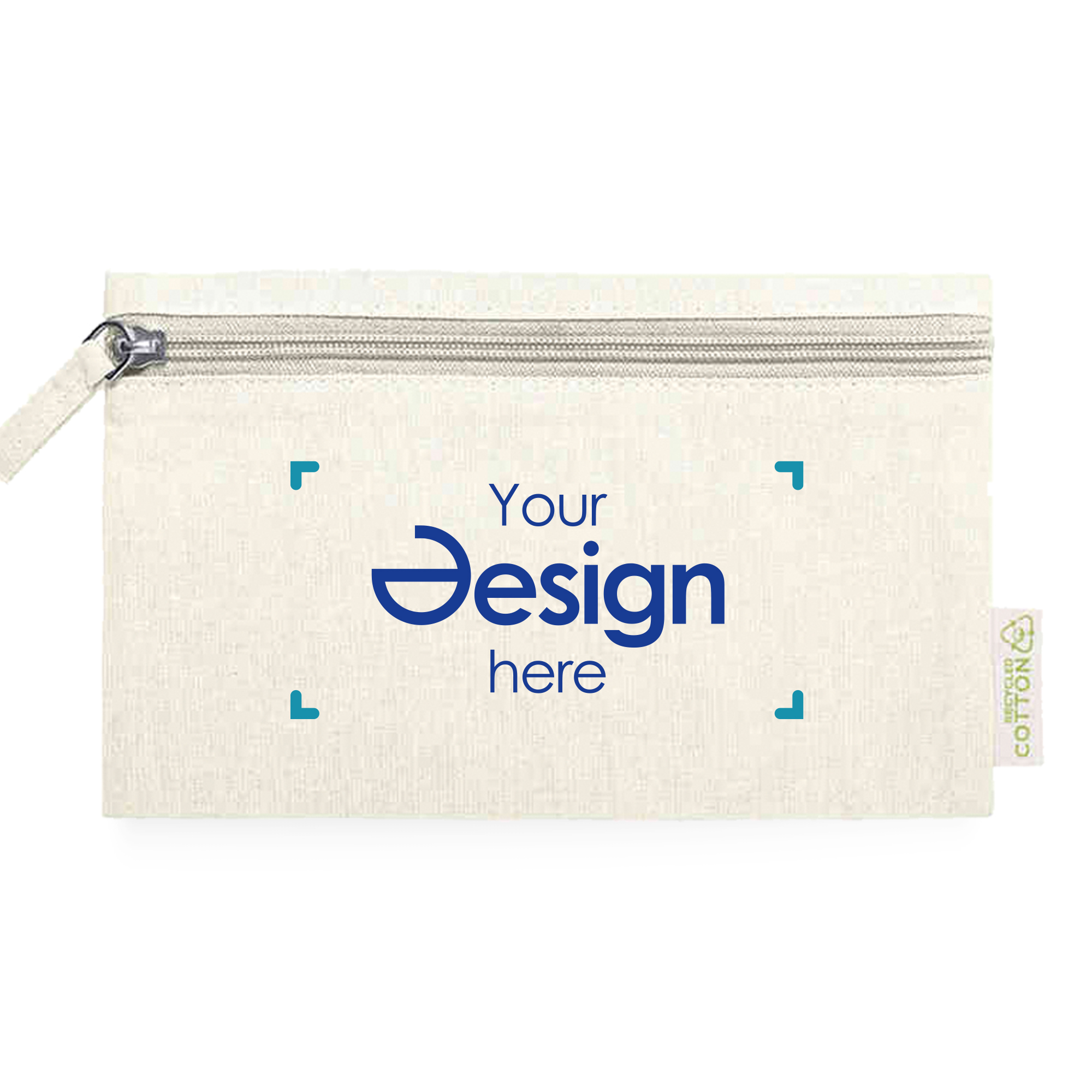 Trousse de toilette | Coton recyclé | Diverses couleurs | Impression jusqu'à 4 couleurs