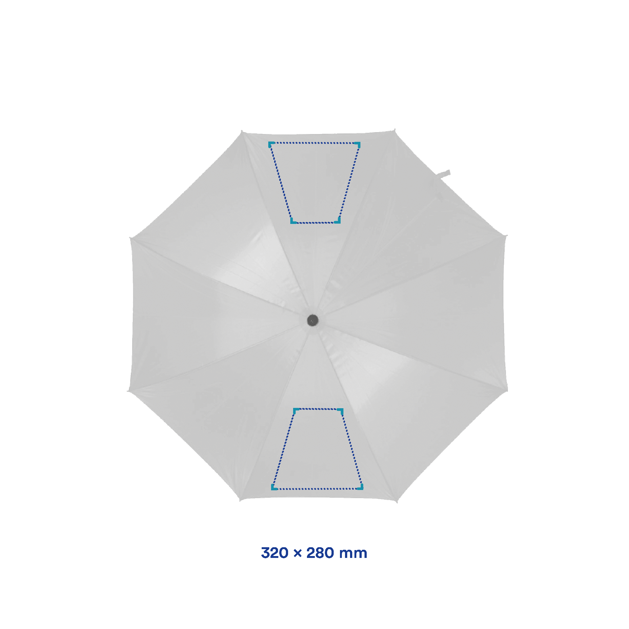 Paraplu anti-tempête | Ø 130 cm | Manuel | Polyester