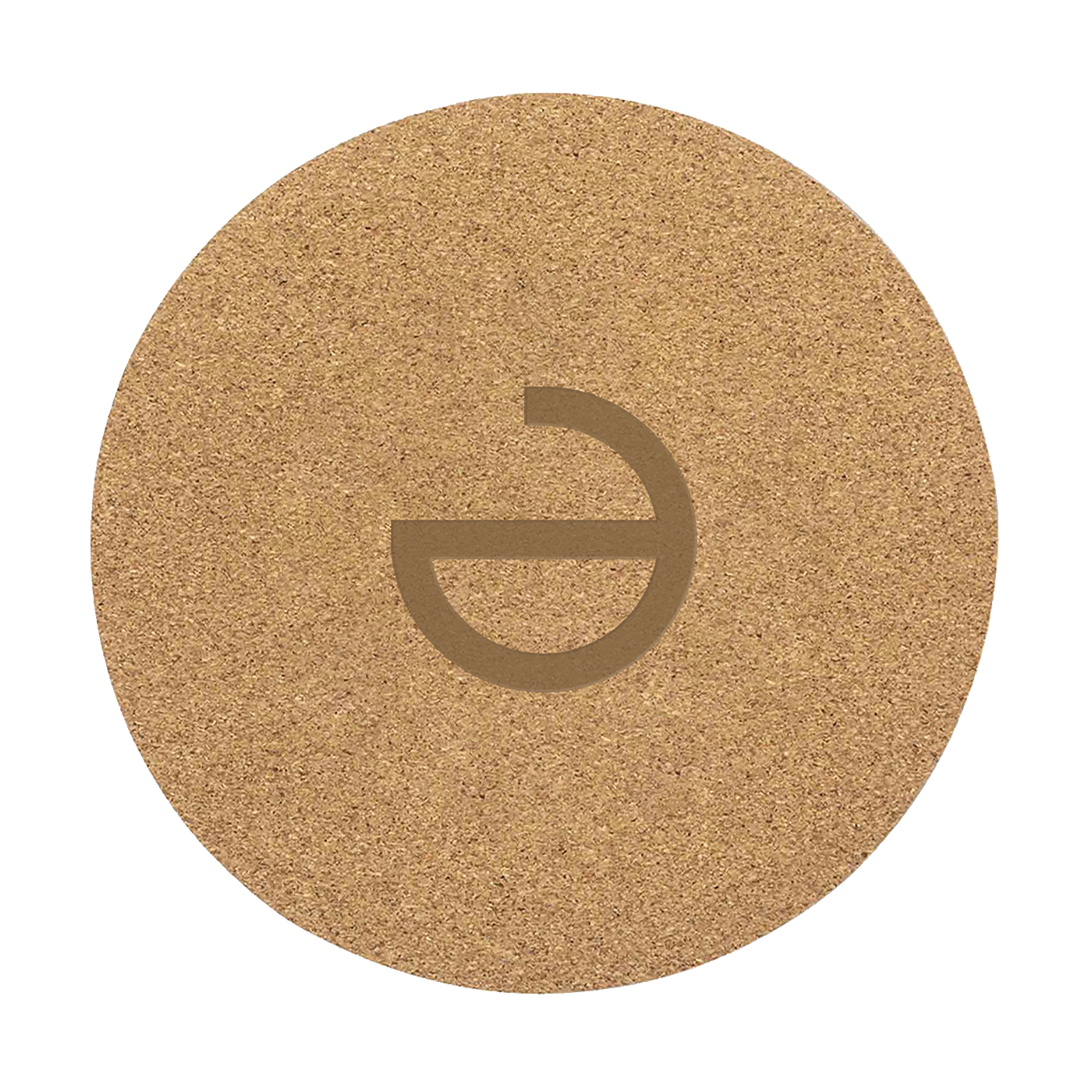 Tapis de souris avec antidérapant | Softtop | Liège | Rond | Ø 20 cm