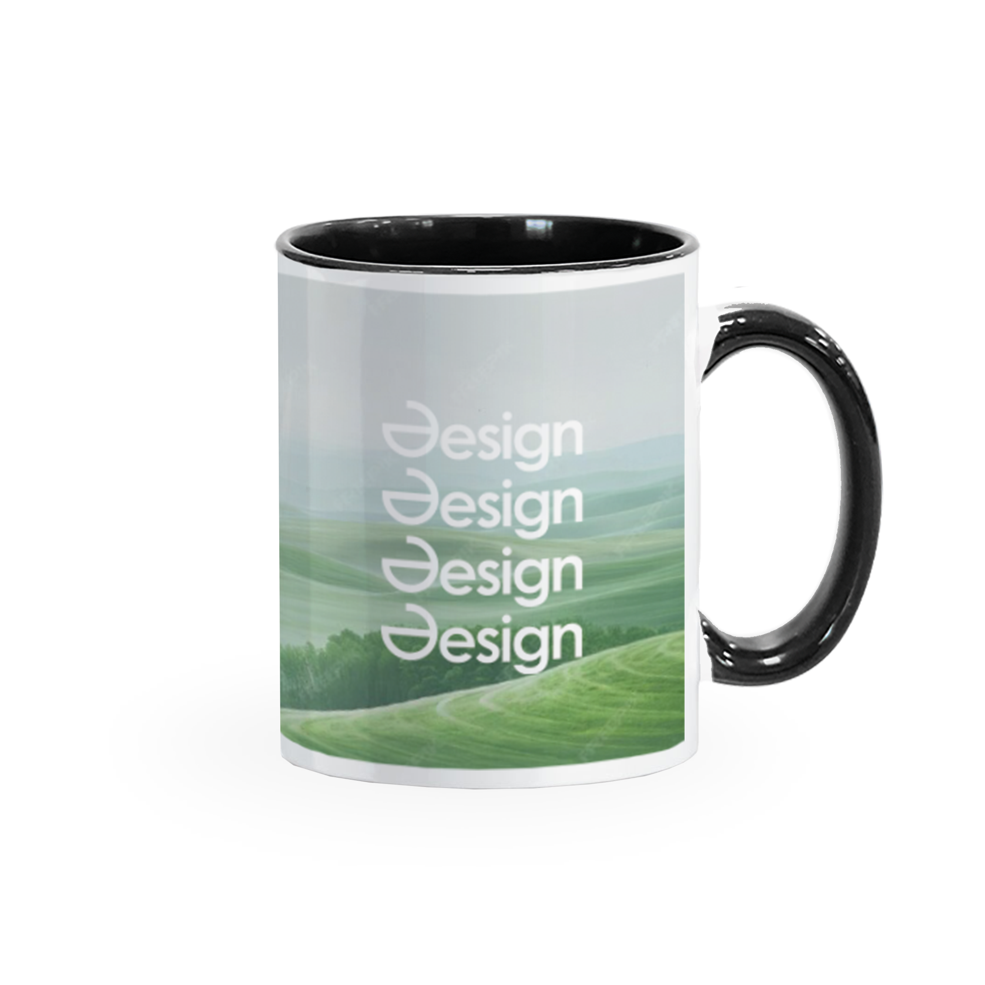 Mug photo - 350 ml | Intérieur coloré | Quadrichromie