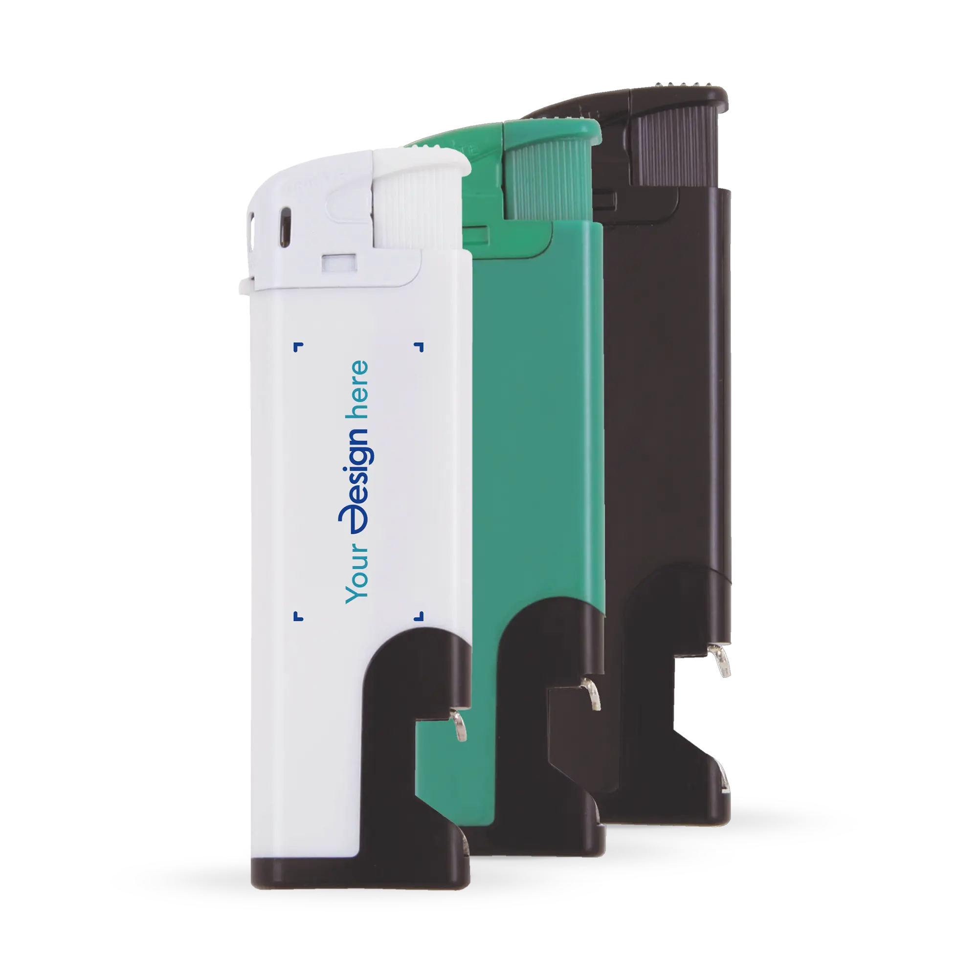 Briquet électronique | Décapsuleur | Rechargeable | Impression jusqu'à 4 couleurs