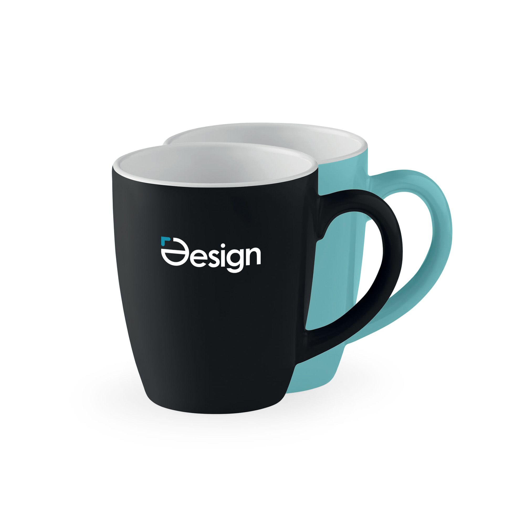 Mug coloré - 300 ml | Intérieur blanc | Jusqu'à 4 couleurs d'impression