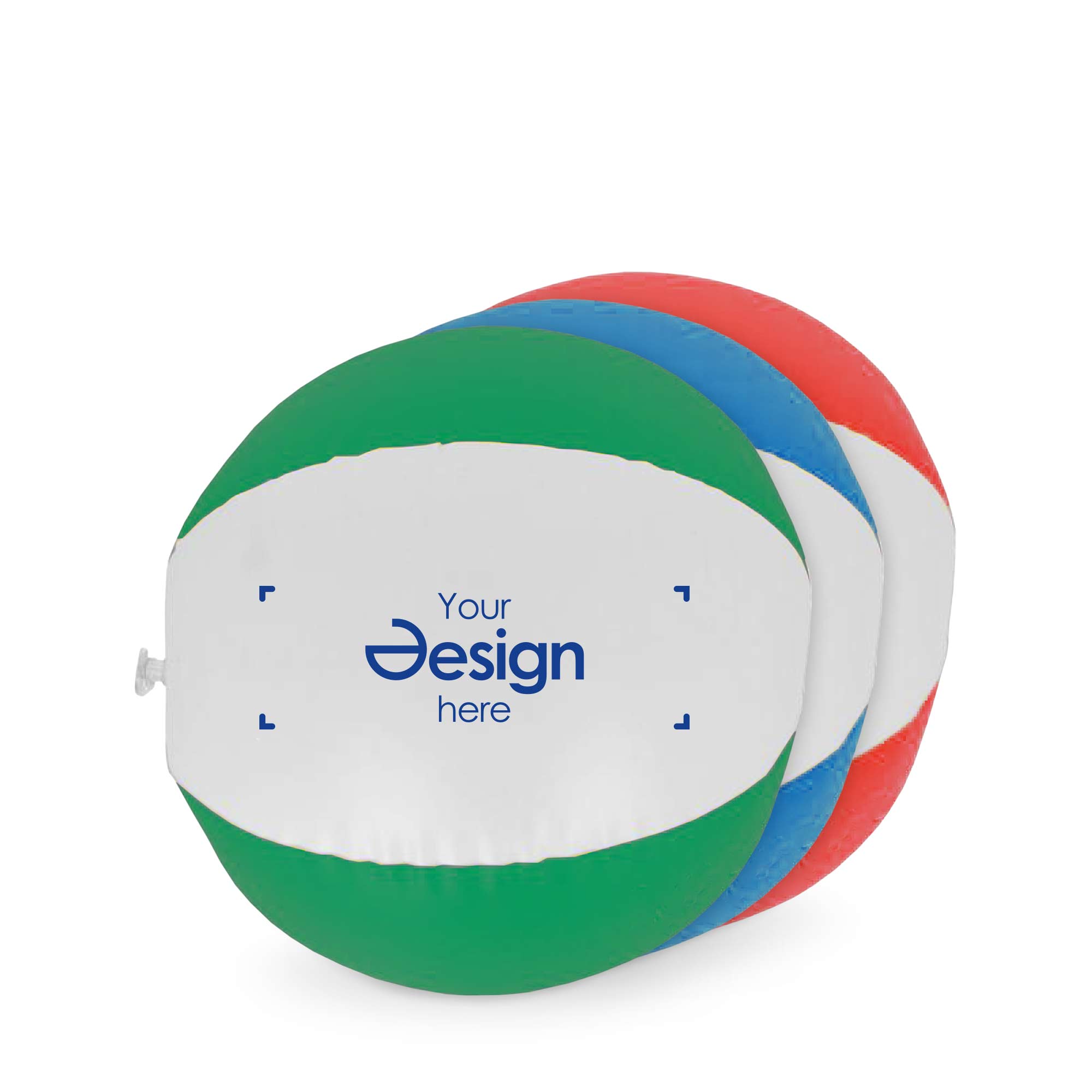 Ballon de plage - Ø 23,5 cm | 1 panneau imprimé