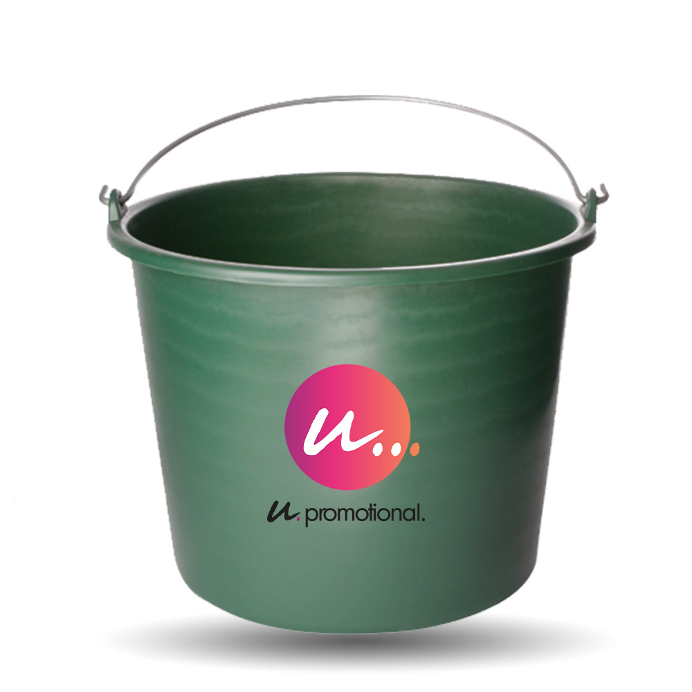 Impression de seaux colorés | 12 L | Matériau recyclé | Impression jusqu'à 4 couleurs