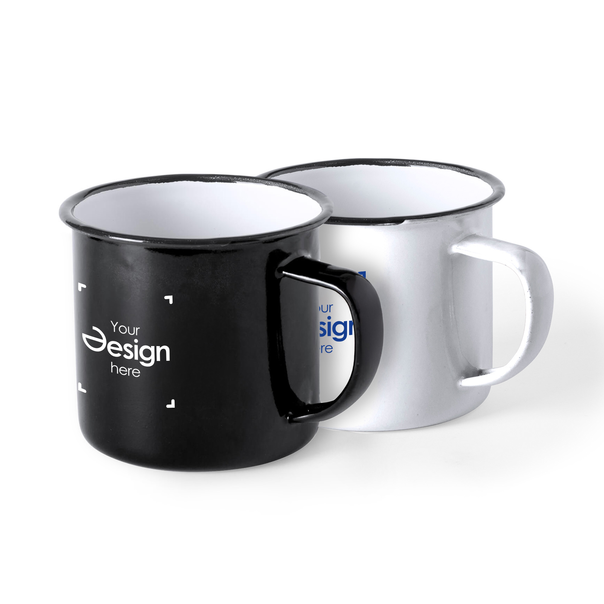 Mug en émail - 350 ml | Design vintage