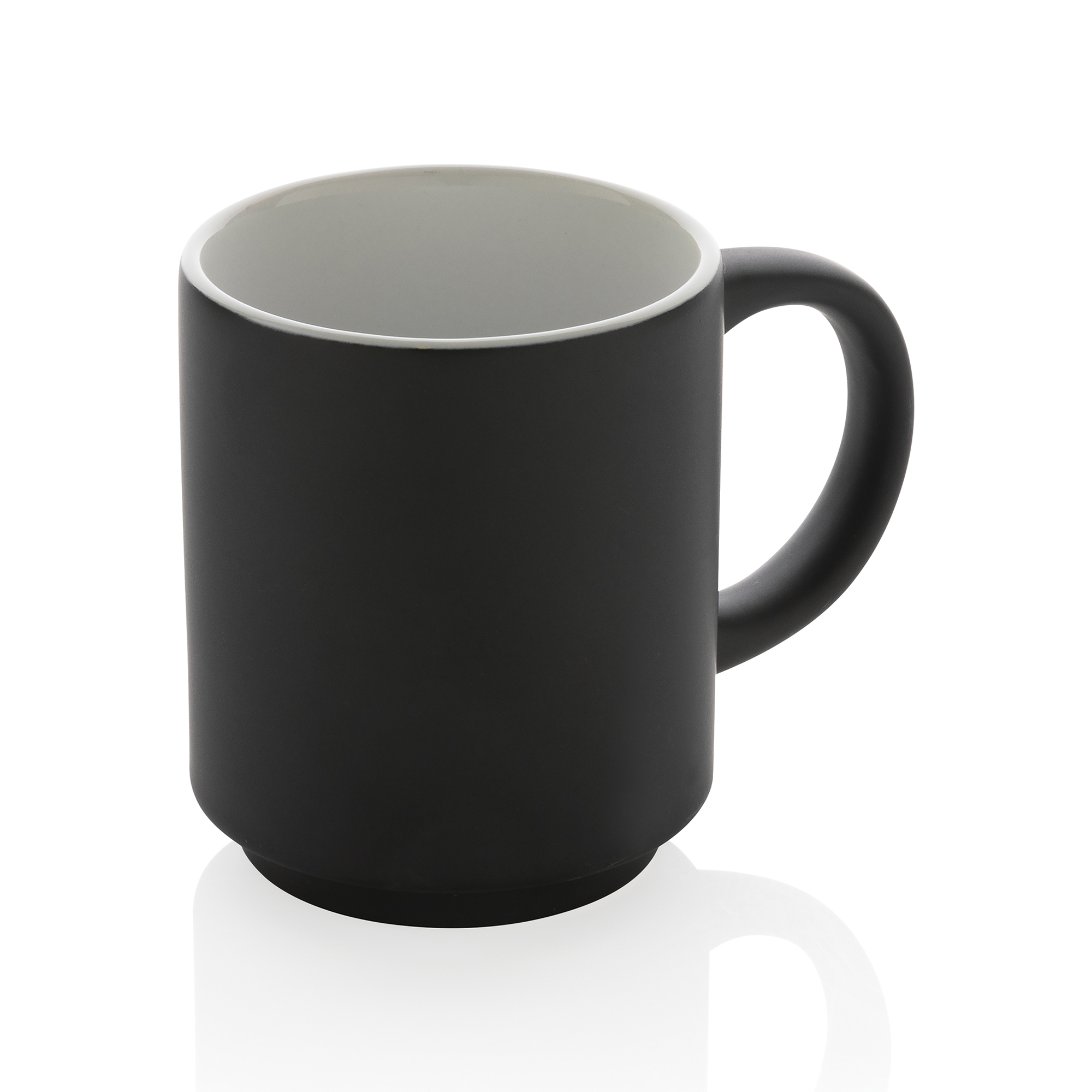 Tasse empilable en céramique - 180 ml | Boîte cadeau en kraft | Jusqu'à 2 couleurs d'impression