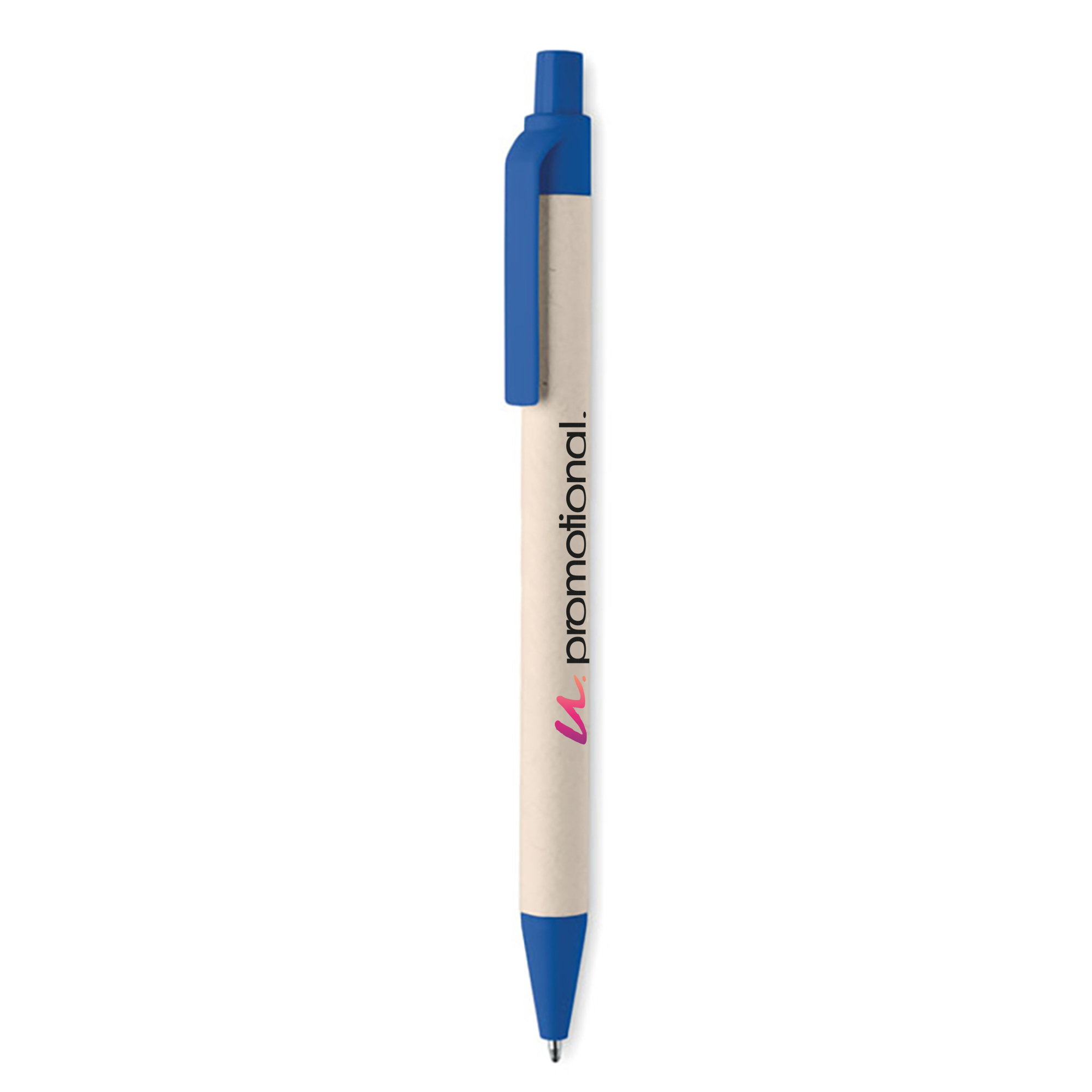Stylo à bille | Fabriqué à partir de briques de lait recyclées | Mécanisme à clic | Encre bleue