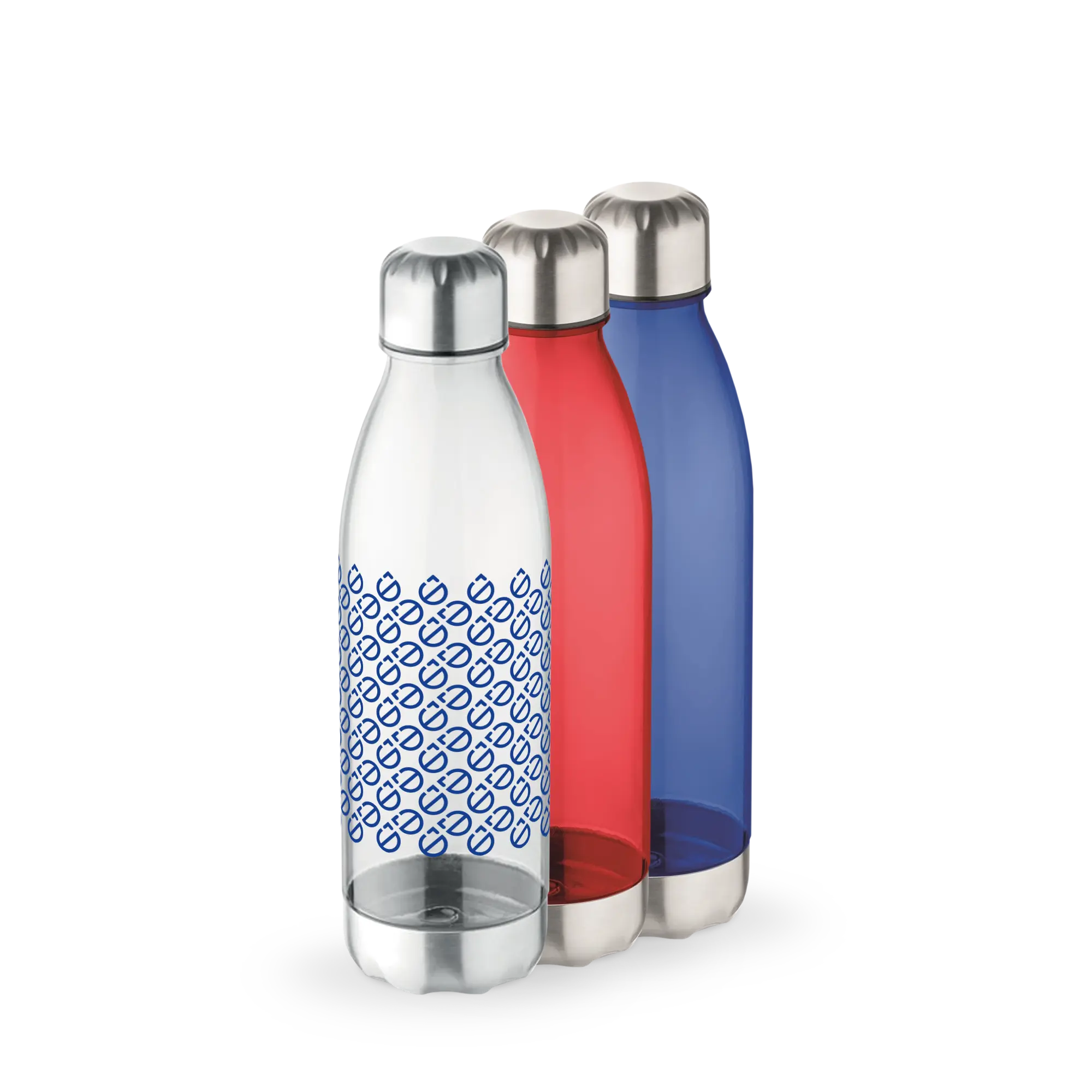 Bouteille d'eau Tritan - 600 ml | Acier inoxydable | Impression 1 couleur