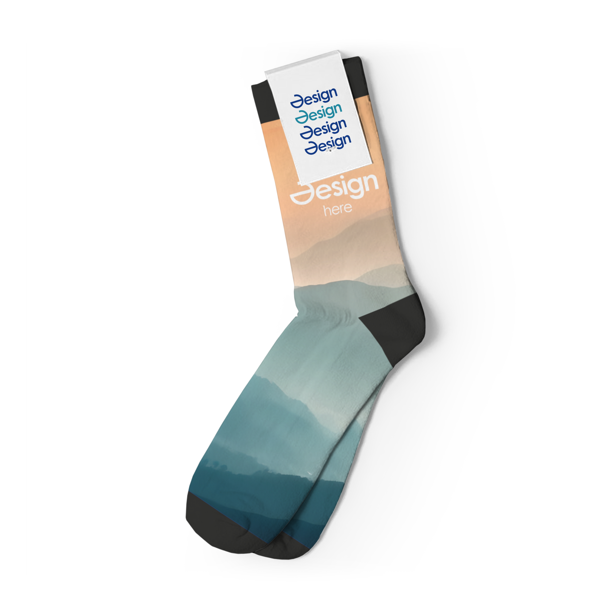 Chaussettes anti-transpiration | Fabriquées en Europe | Sur mesure | Impression intégrale