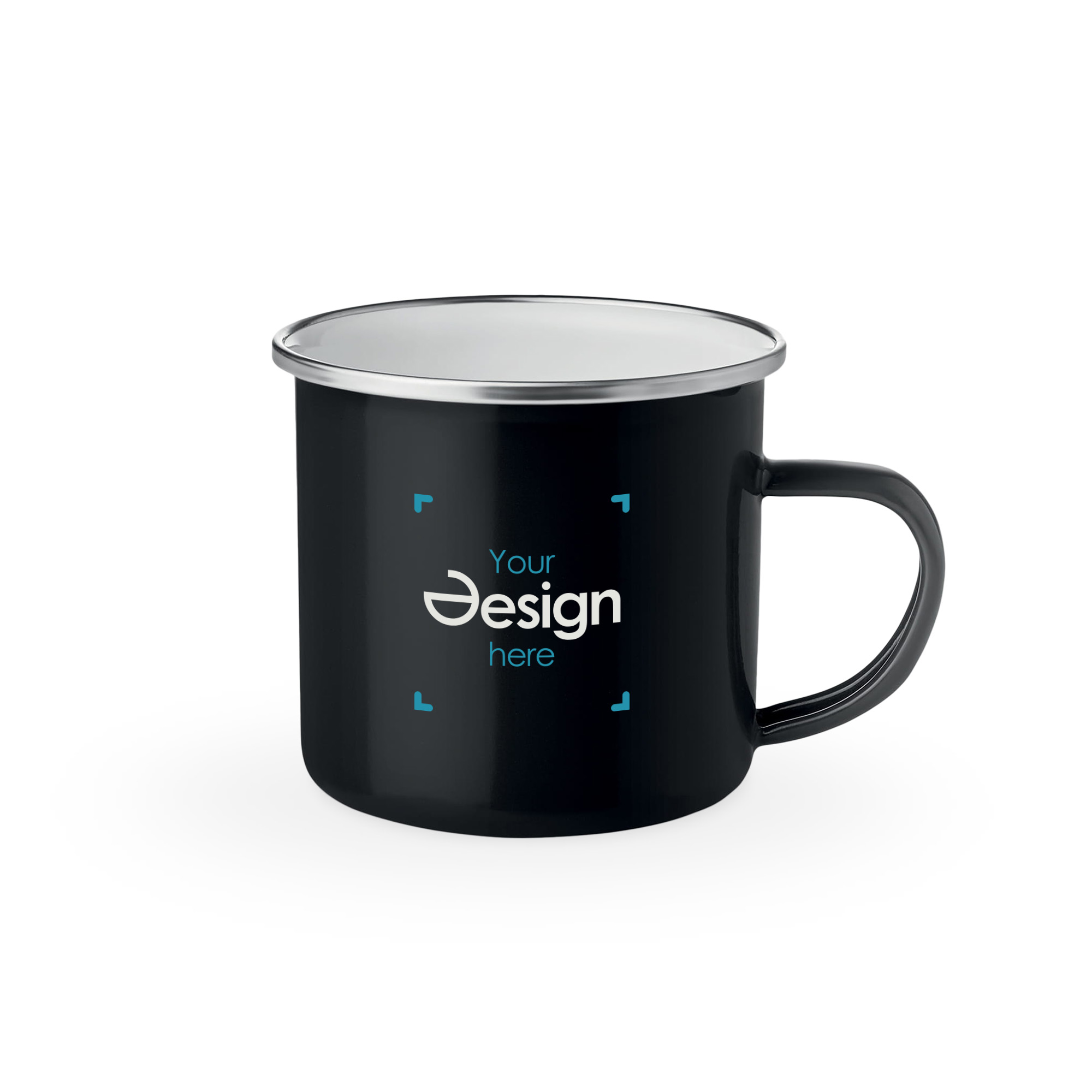 Mug en émail - 350 ml | Métal et émail | Emballé individuellement