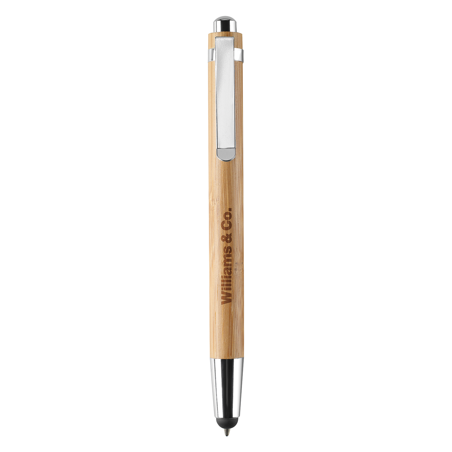 Stylet | Bambou | Boîtier ABS | Clip métallique