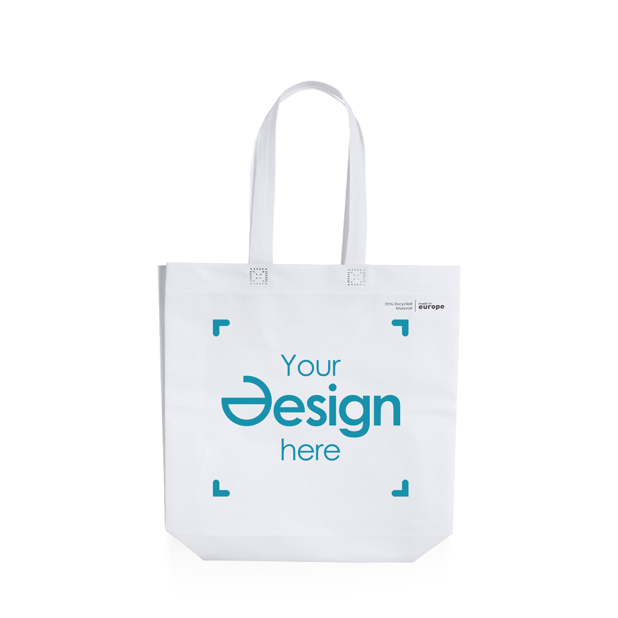Sac éco Non-tissé - Recyclé | Modèle vertical | Impression 1 couleur