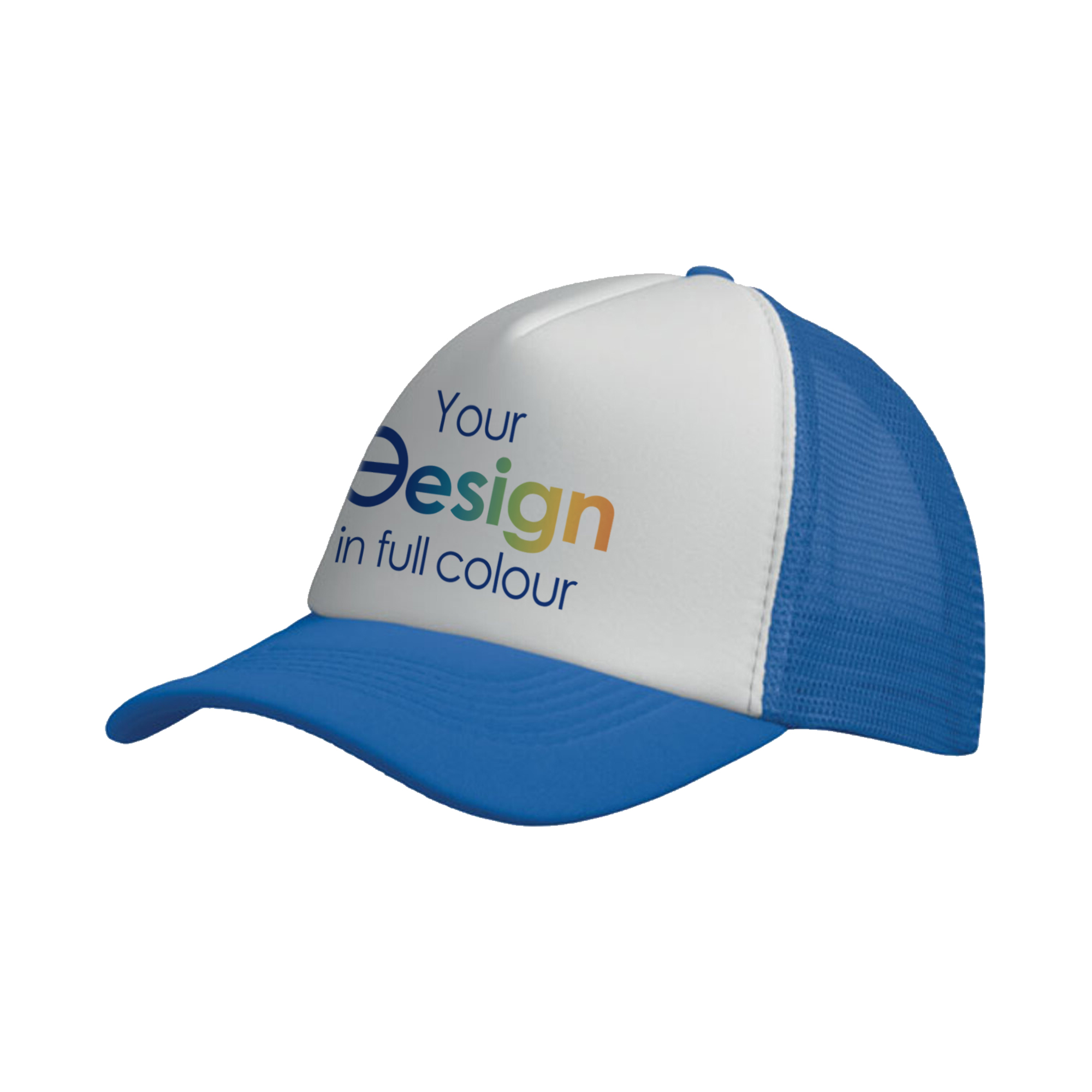 Casquette trucker Fay | 5 panneaux | Polyester | Quadrichromie