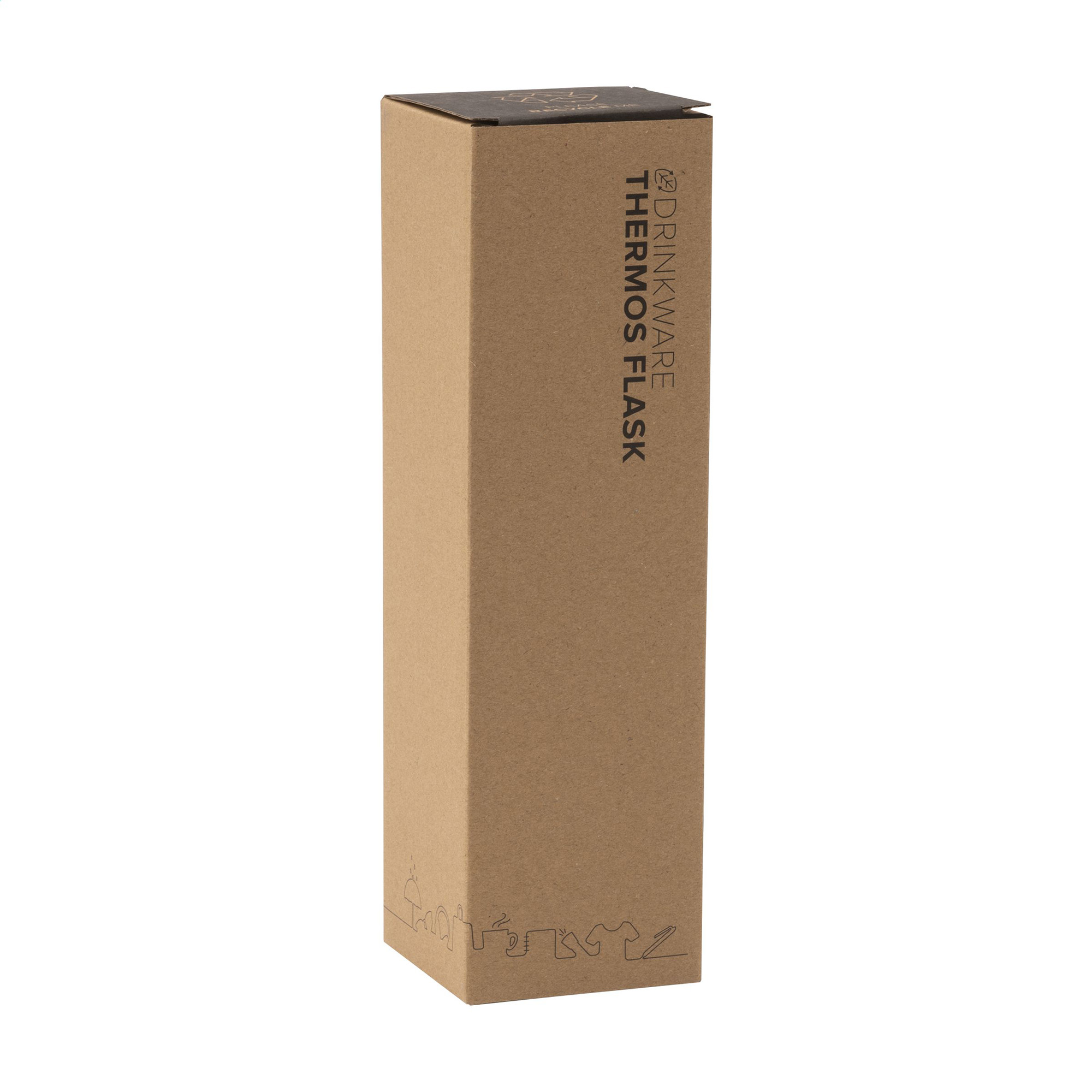 Bouteille thermos - 500 ml | Acier inoxydable | Étanche