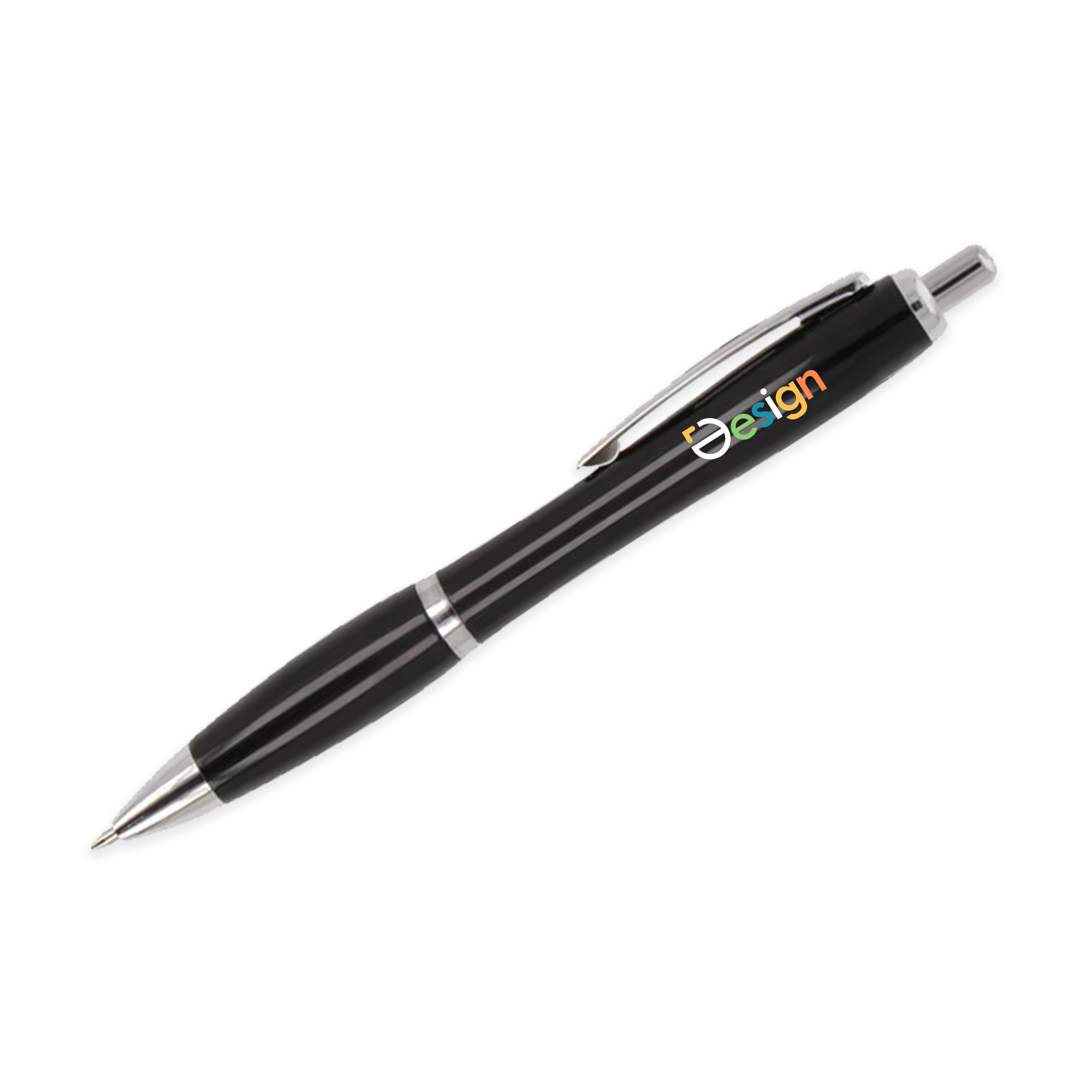 Stylo transparent - Recyclé | Colorée | Quadrichromie