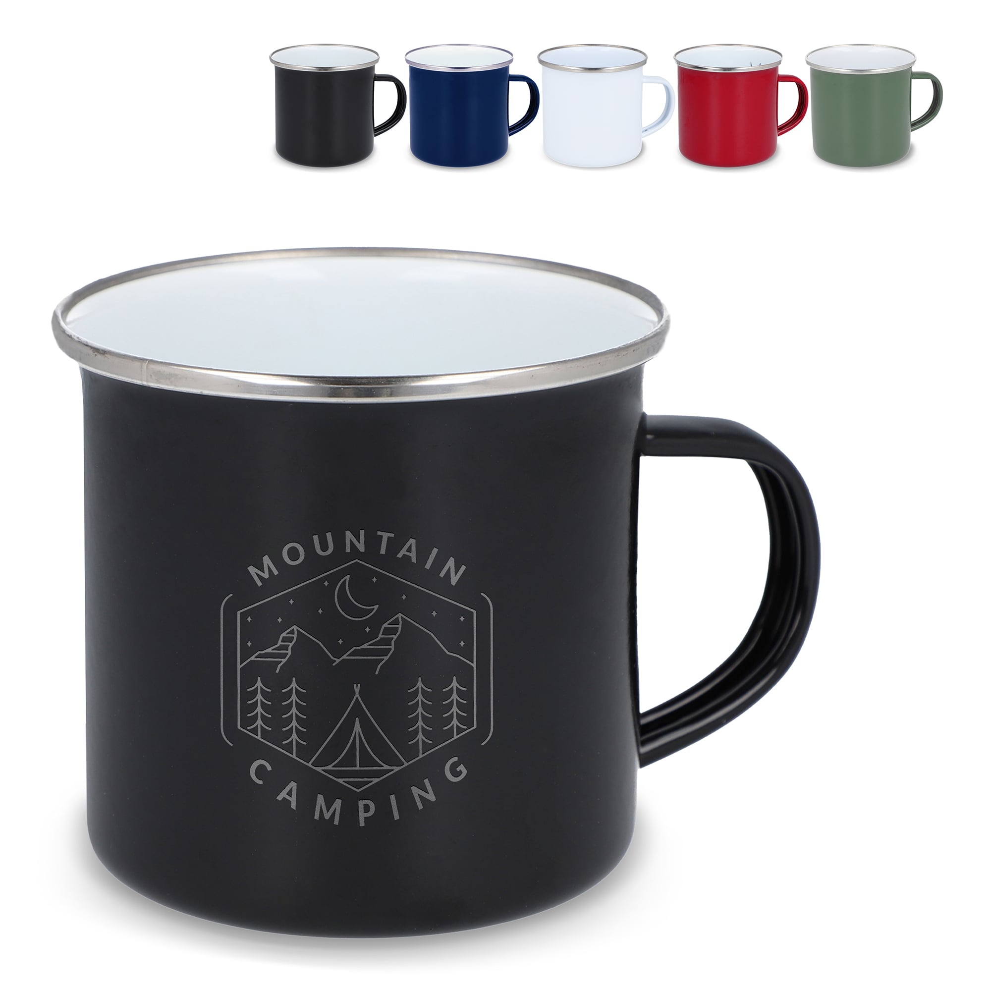 Tasse émaillée – 350 ml | Robuste | Résistante en extérieur