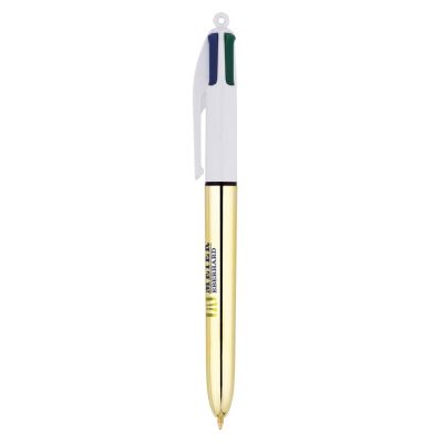 BIC | Stylo à bille 4 couleurs | Métallique | Impression jusqu'à 2 couleurs
