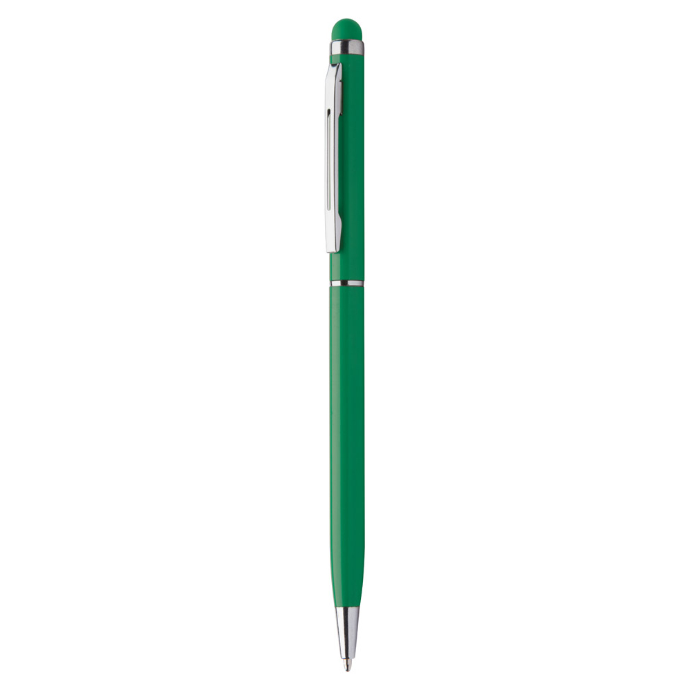 Stylet | Aluminium | Écriture bleue | Diverses couleurs