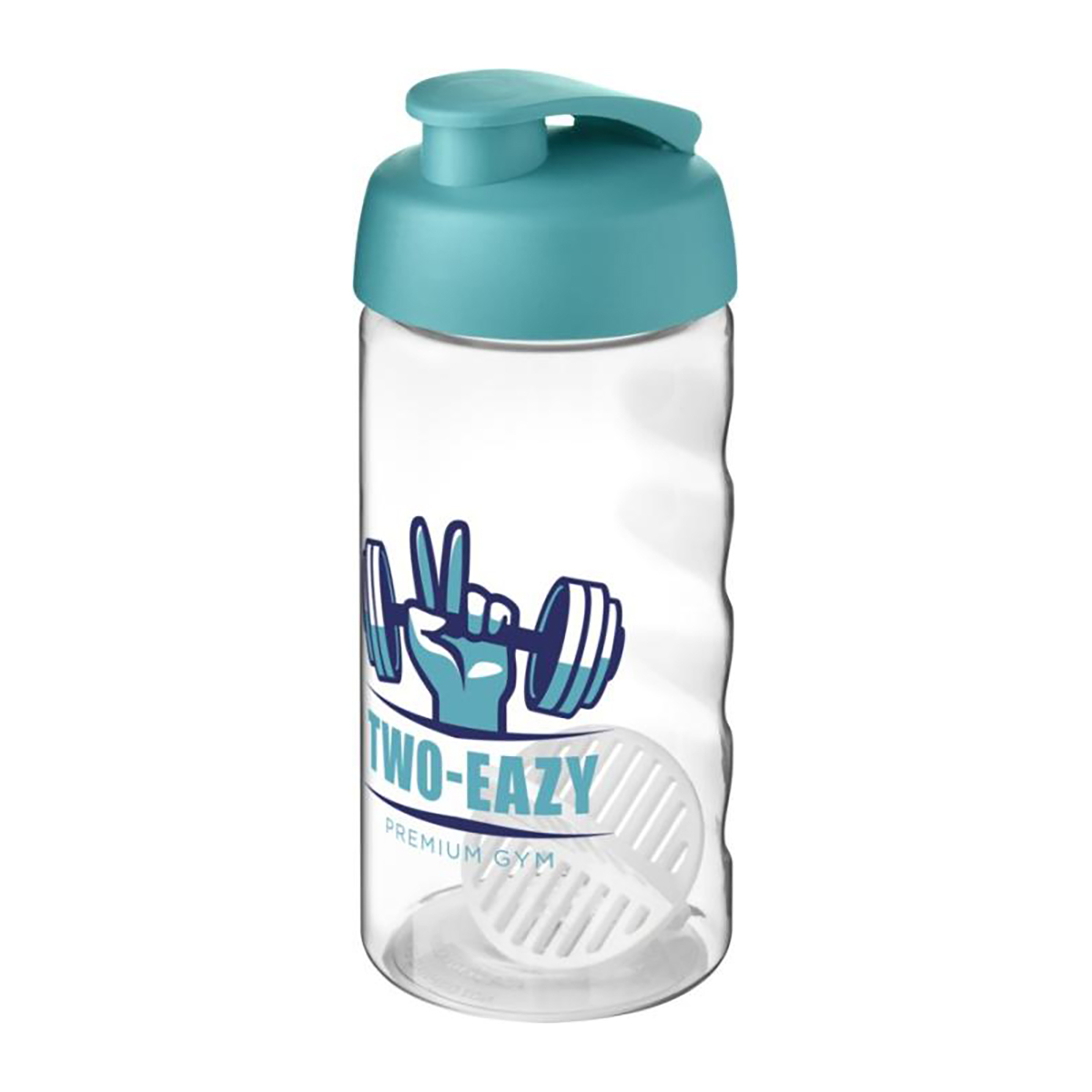Bouteille Shaker – Simple Paroi | Bille de Mélange pour un Résultat Lisse | Couvercle à Rabat | Contenance de 500 ml