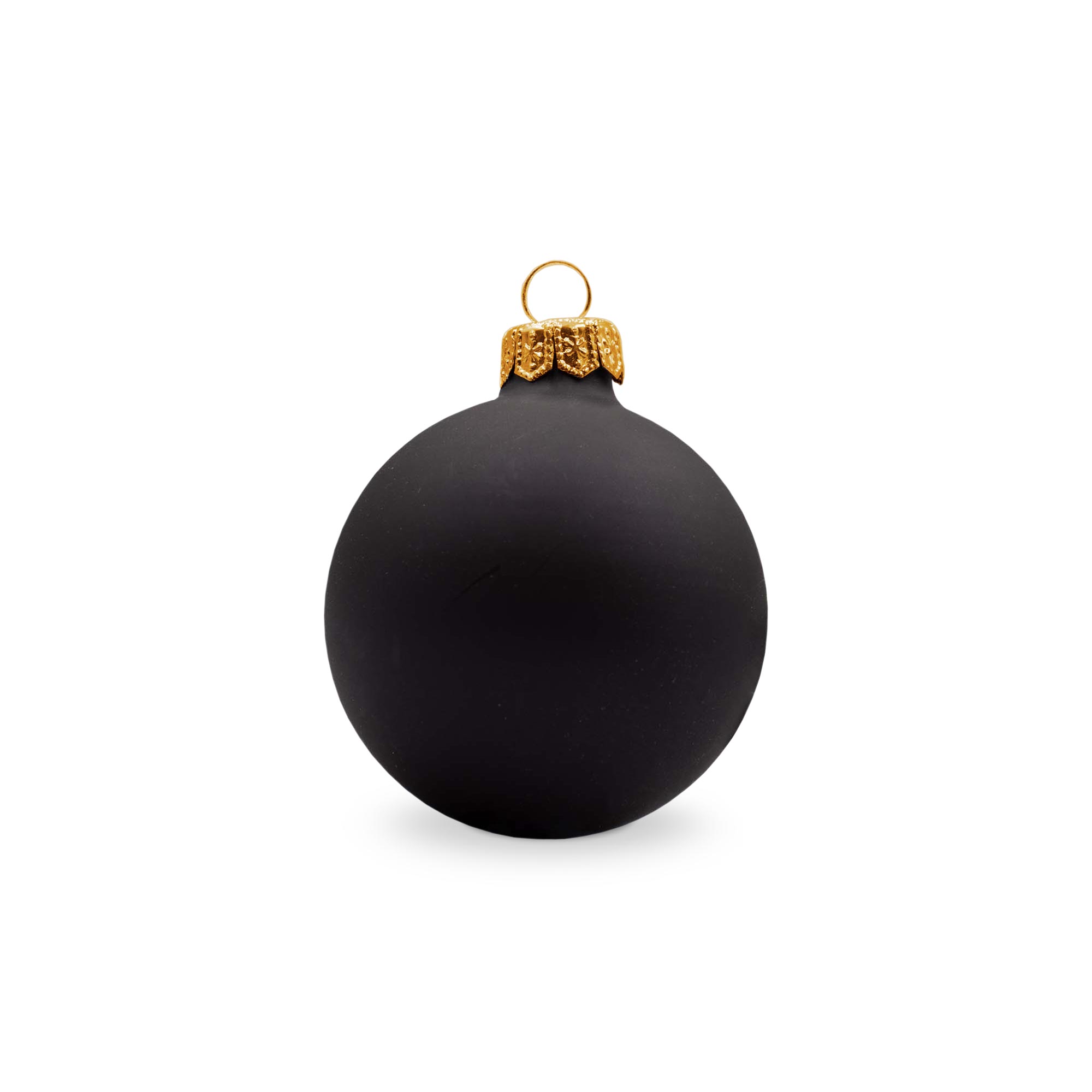 Boule de Noël - Suspension dorée | Mat | Full colour | 66 mm
