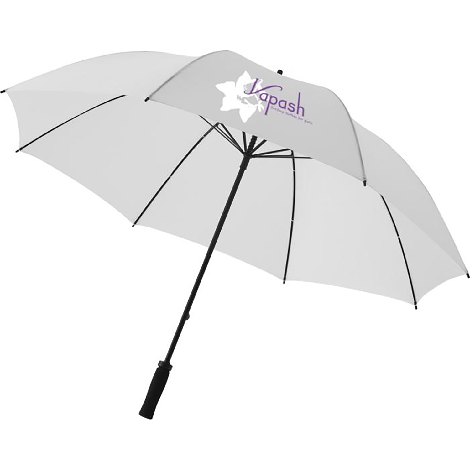 Parapluie de golf blanc | Ø 130 cm | Manuel | Polyester