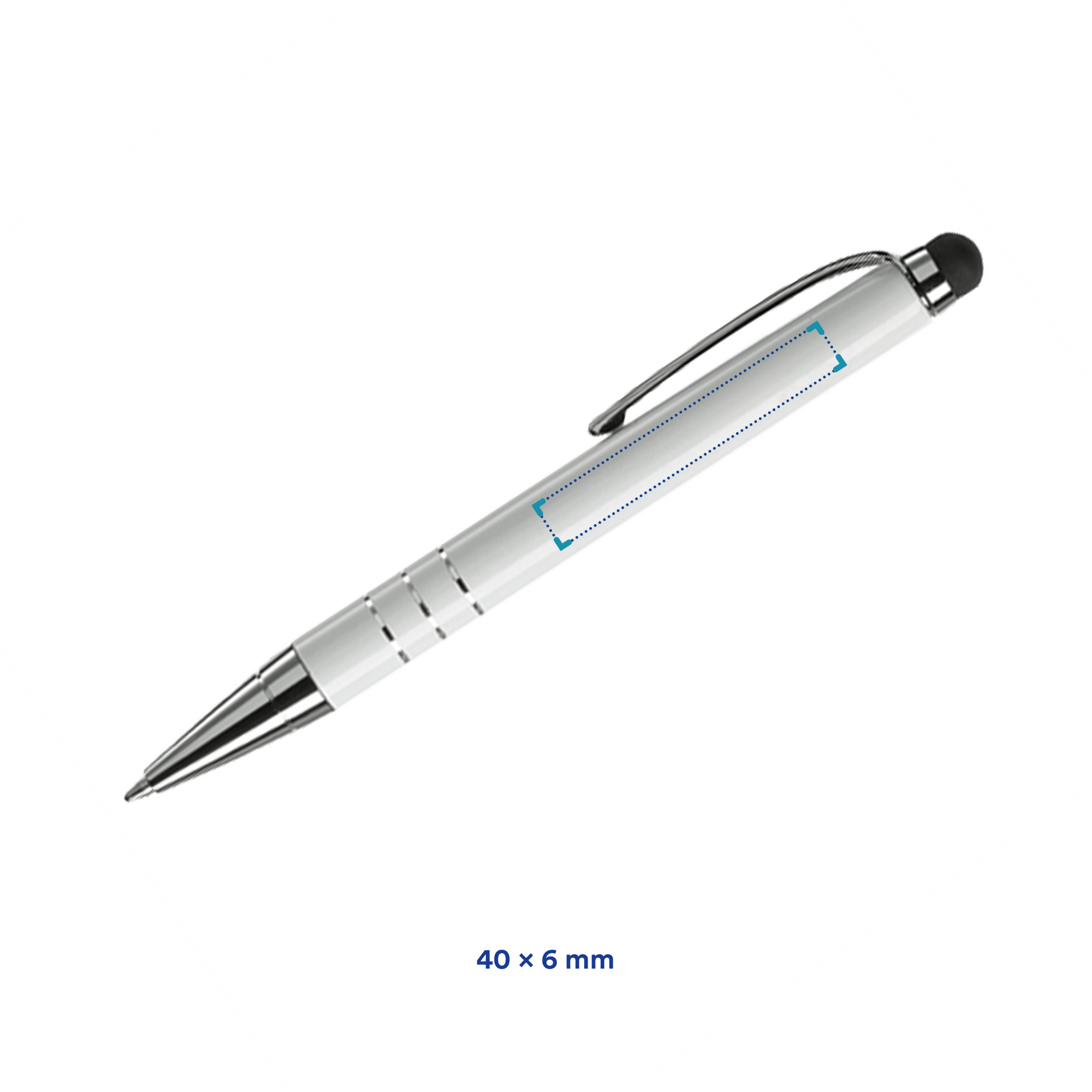 Stylo à bille | Écran tactile | Aluminium | Couleurs variées