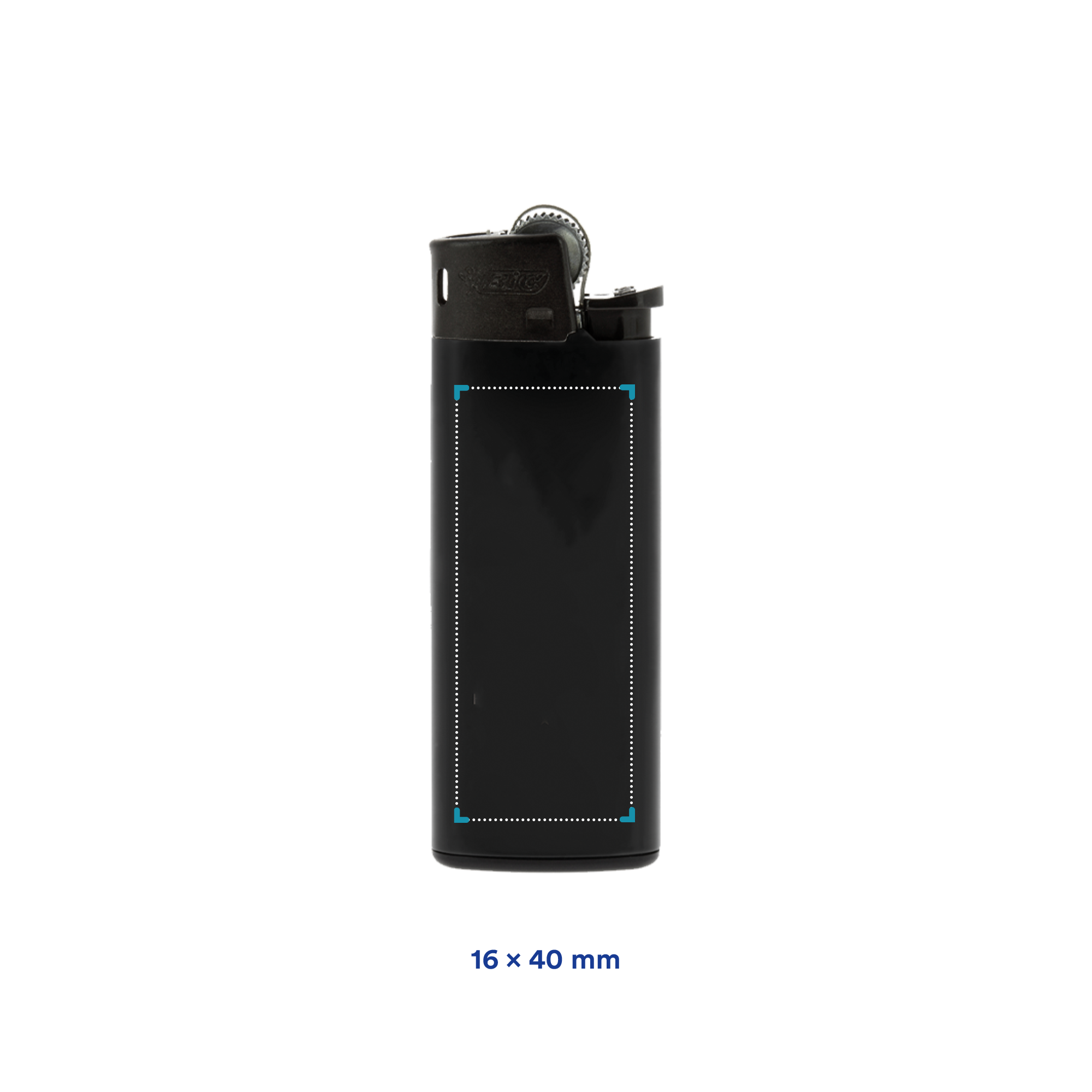 Bic Briquet Mini J25 - Noir | Impression jusqu'à 4 couleurs