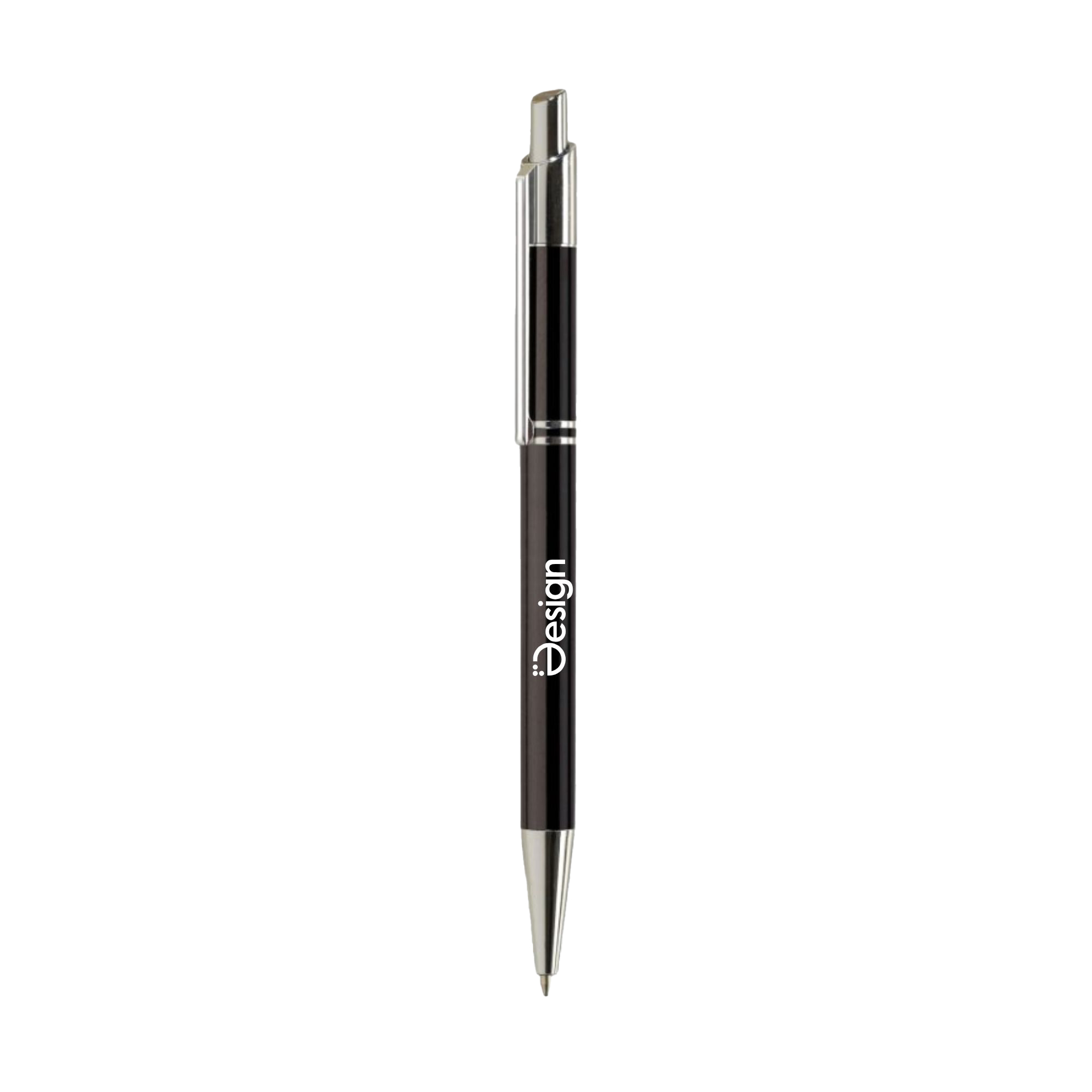 Stylo en métal | Encre bleue | Mécanisme à pression | Rapide