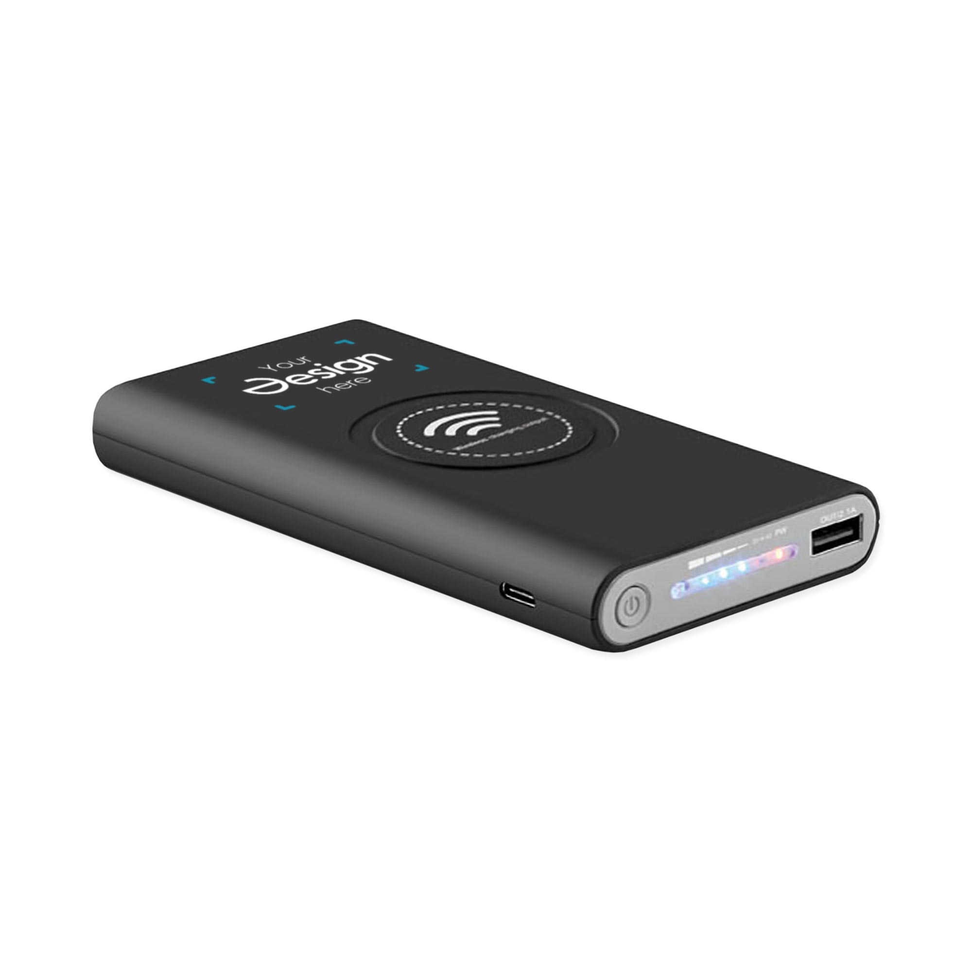 Batterie externe | 8000 mAh | Sans fil | USB de type C