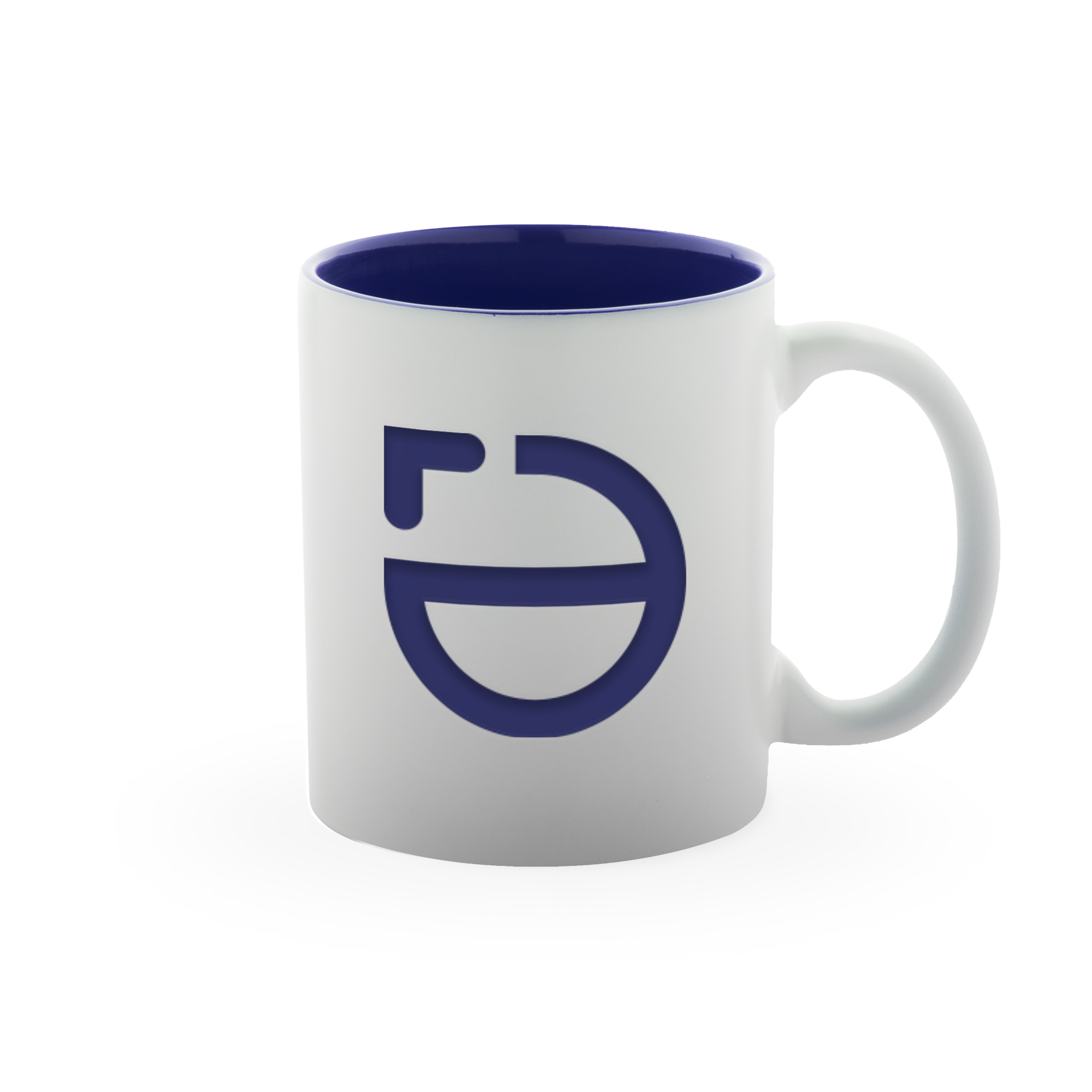 Mug blanc - 350 ml | Intérieur coloré | Gravure