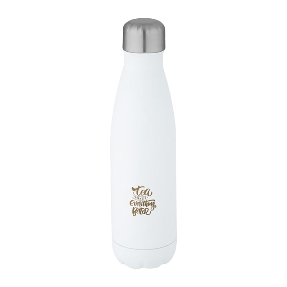 Bouteille d'eau en acier inoxydable recyclé | 500 ml | Étanche | Impression jusqu'à 4 couleurs