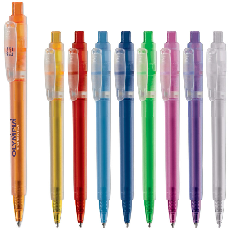 Stylo à bille Frosty | Clip large | Fabriqué en Europe