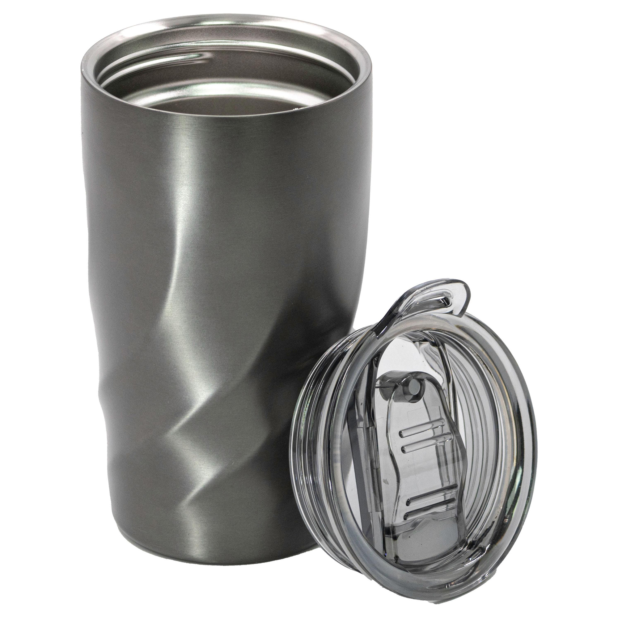 Mug de voyage Vortex – 400 ml | Isolation Coppertech | Couvercle anti-fuite | Fabriqué en acier inoxydable