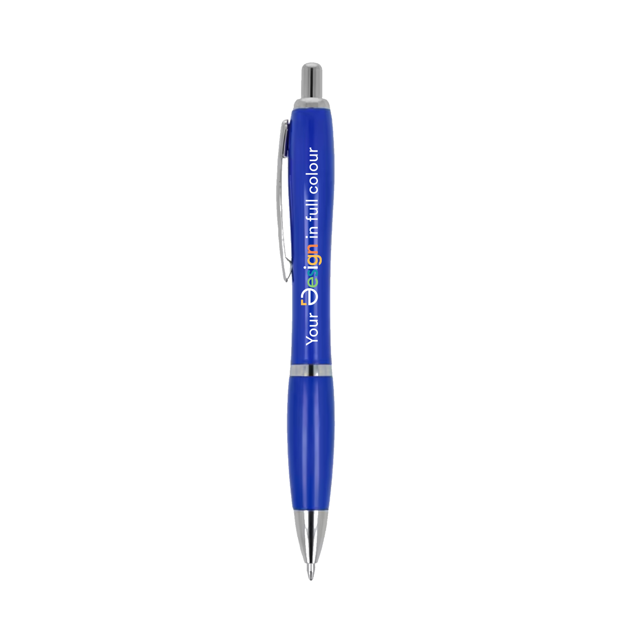 Stylo transparent - Recyclé | Colorée | Quadrichromie