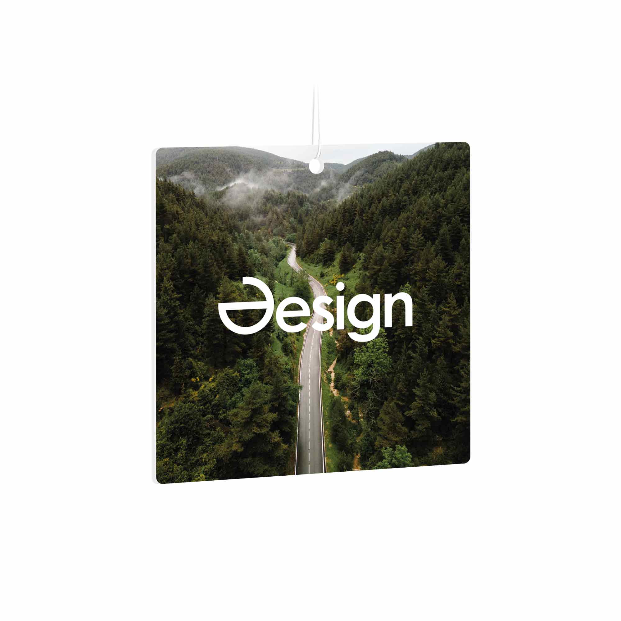 Désodorisant voiture - Budget | Carré | Impression couleur intégrale