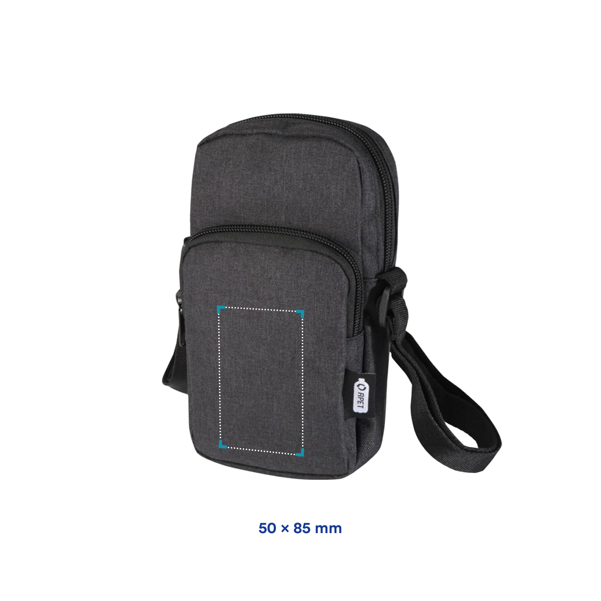 Pochette pour téléphone recyclée GRS Ross – Déperlant | Cordon réglable | Léger