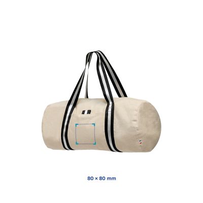 Sac polochon Goodjour - 220 gr/m2 | Fabriqué en France | Coton recyclé | Avec poche frontale