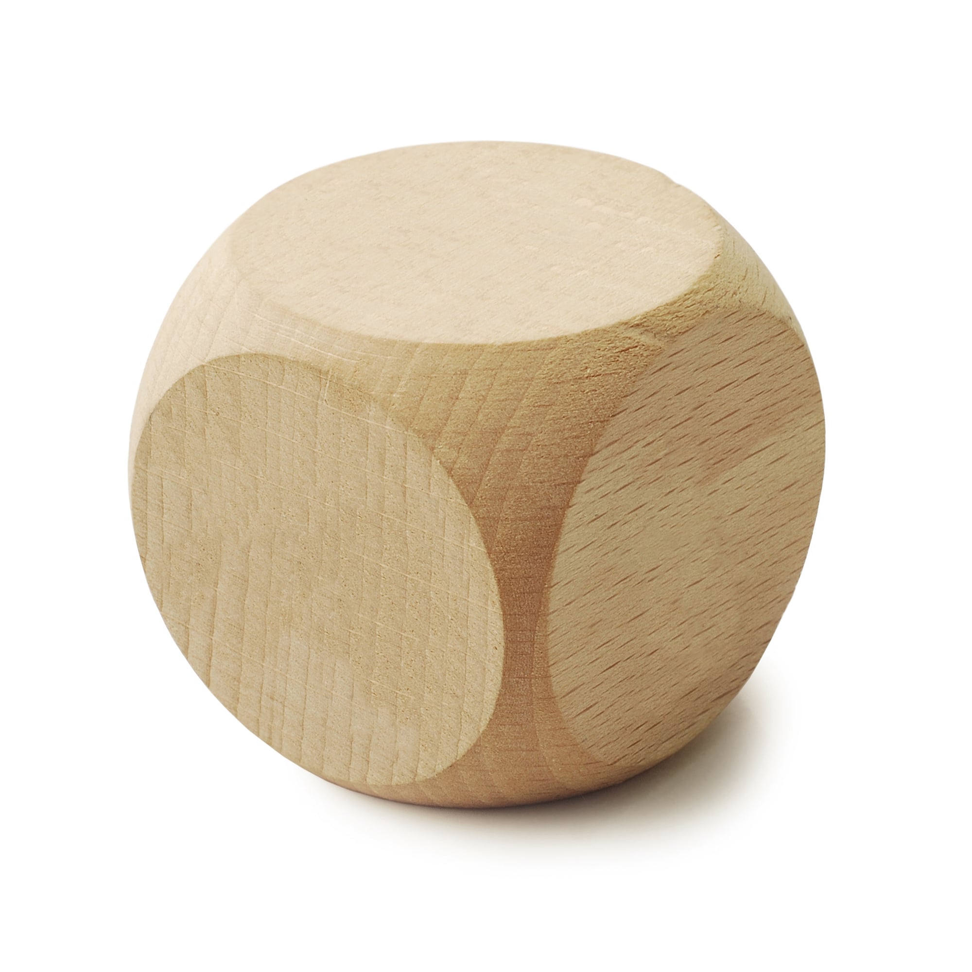 Dés en bois - 25 mm | Coins arrondis | Rapide