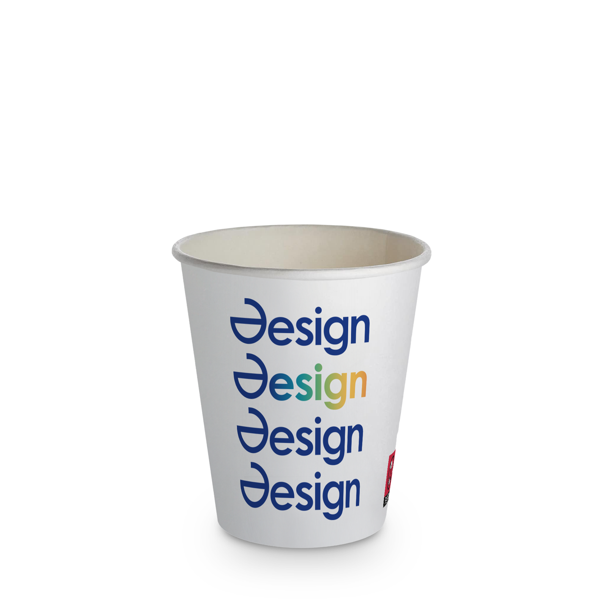 Gobelet en carton - 225 ml | Simple paroi | Quadrichromie