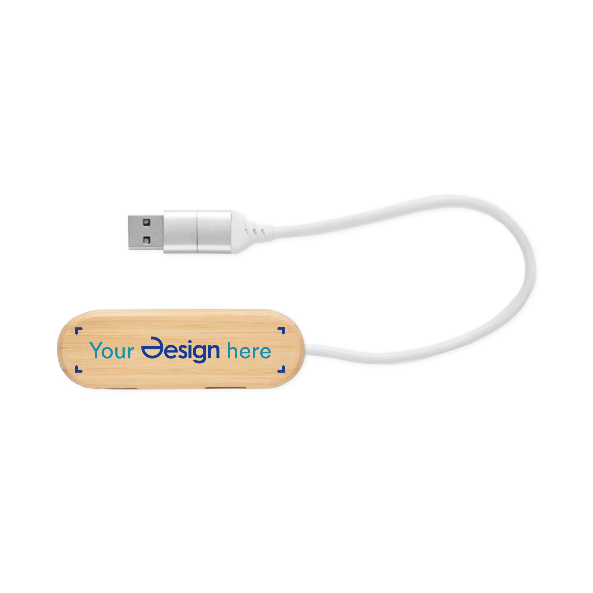 Hub USB | 3 ports | Bambou